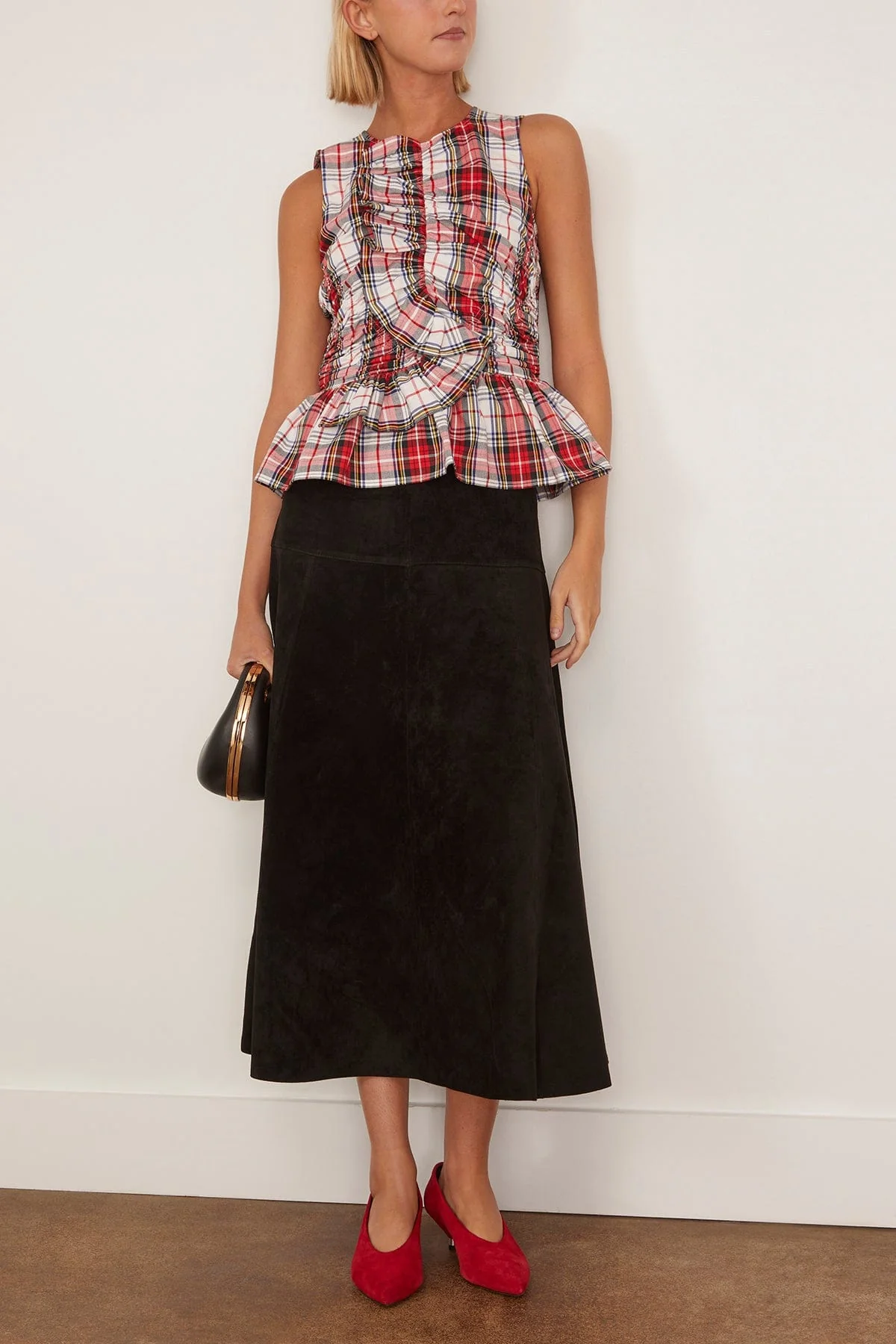 Doering Top in Carlyle Plaid - Image 2