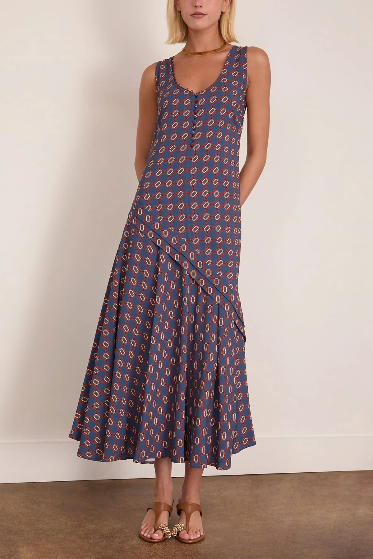 Dommy Dress in Blue - Image 3