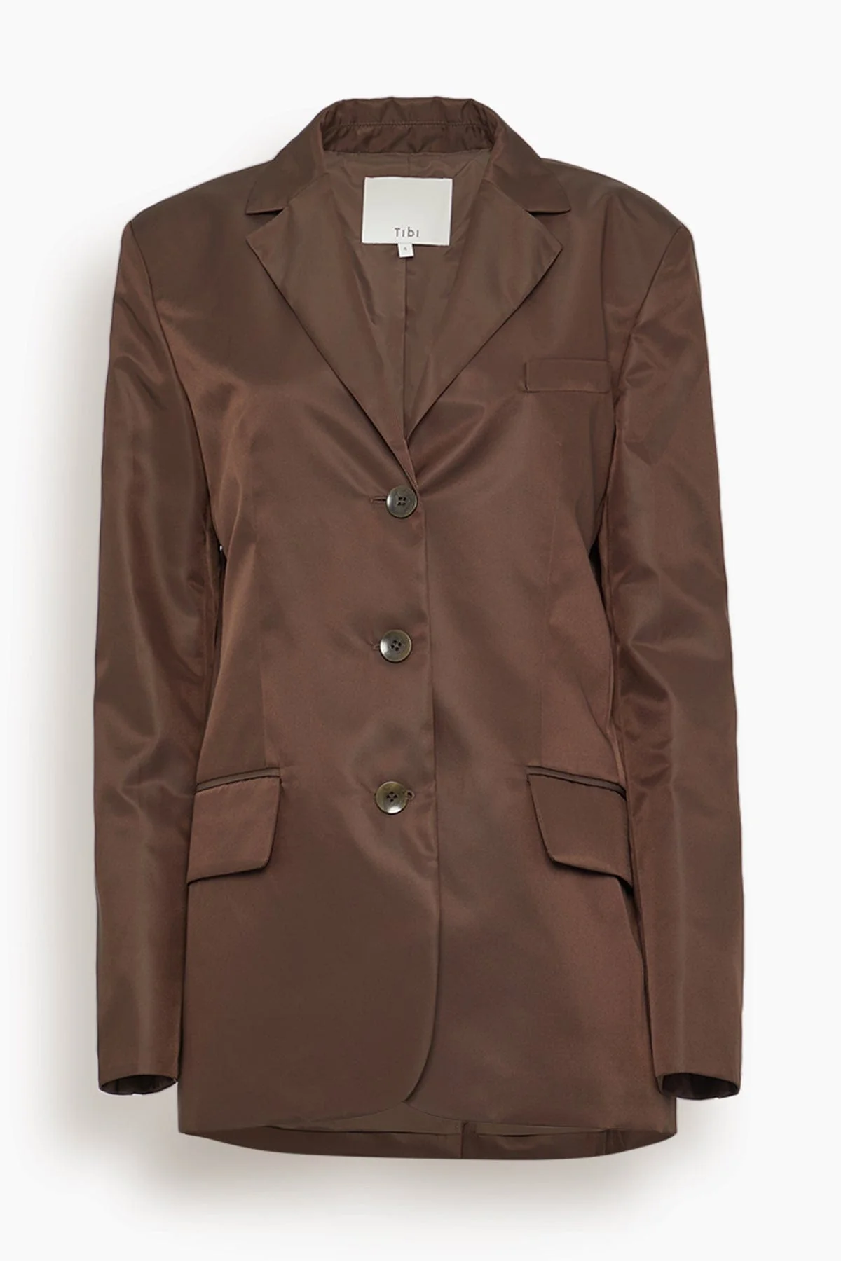 Eco Nylon Max Blazer in Brown