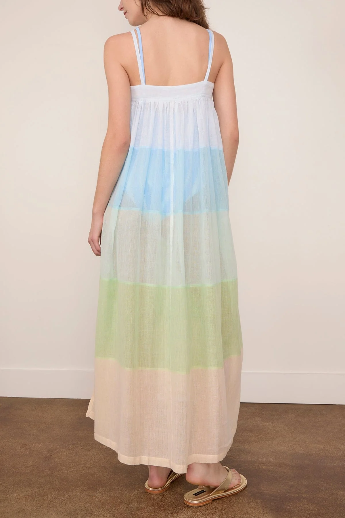 Eda Slip Dress in Nefas Mint - Image 4