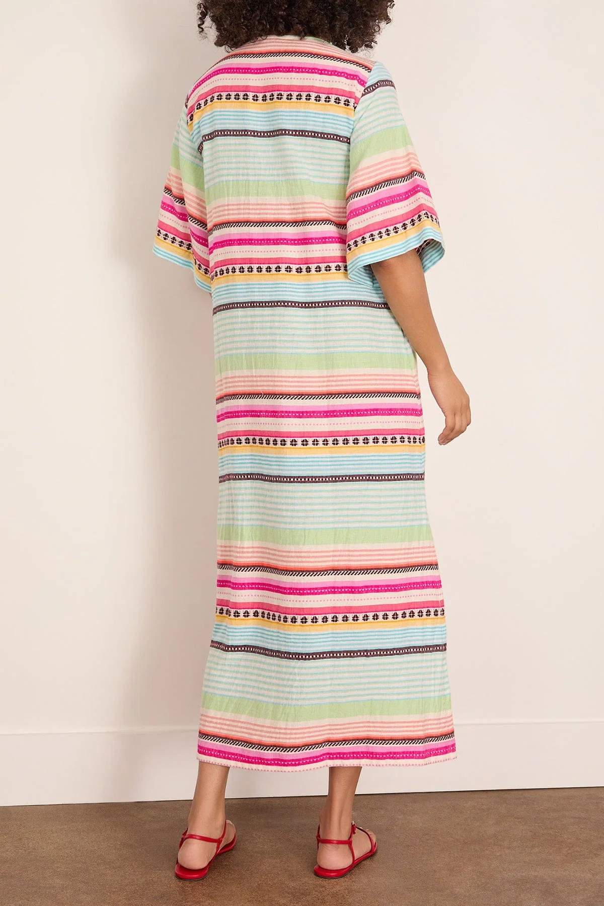 Edna V-Neck Dress in Beali Festival - Image 4