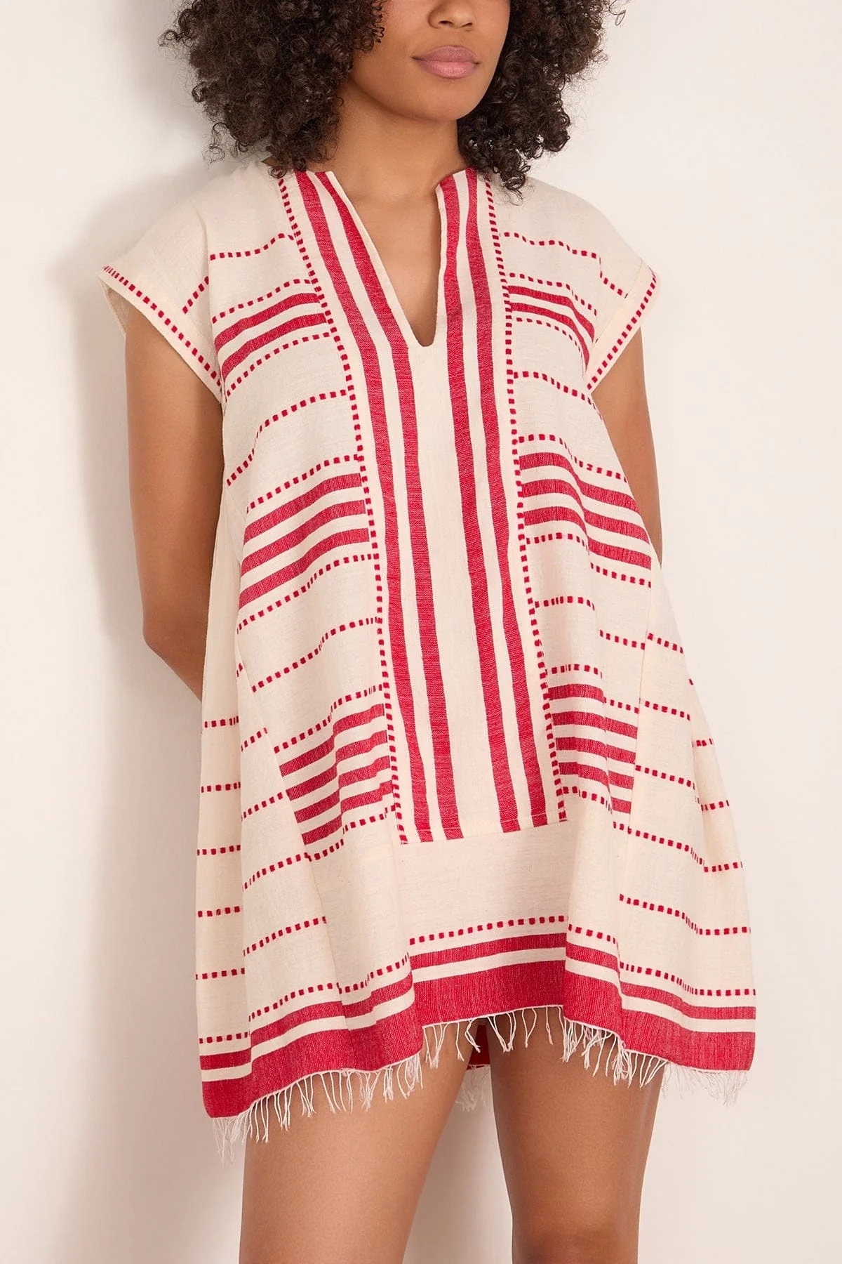 Elina Caftan in Eshe Red - Image 3