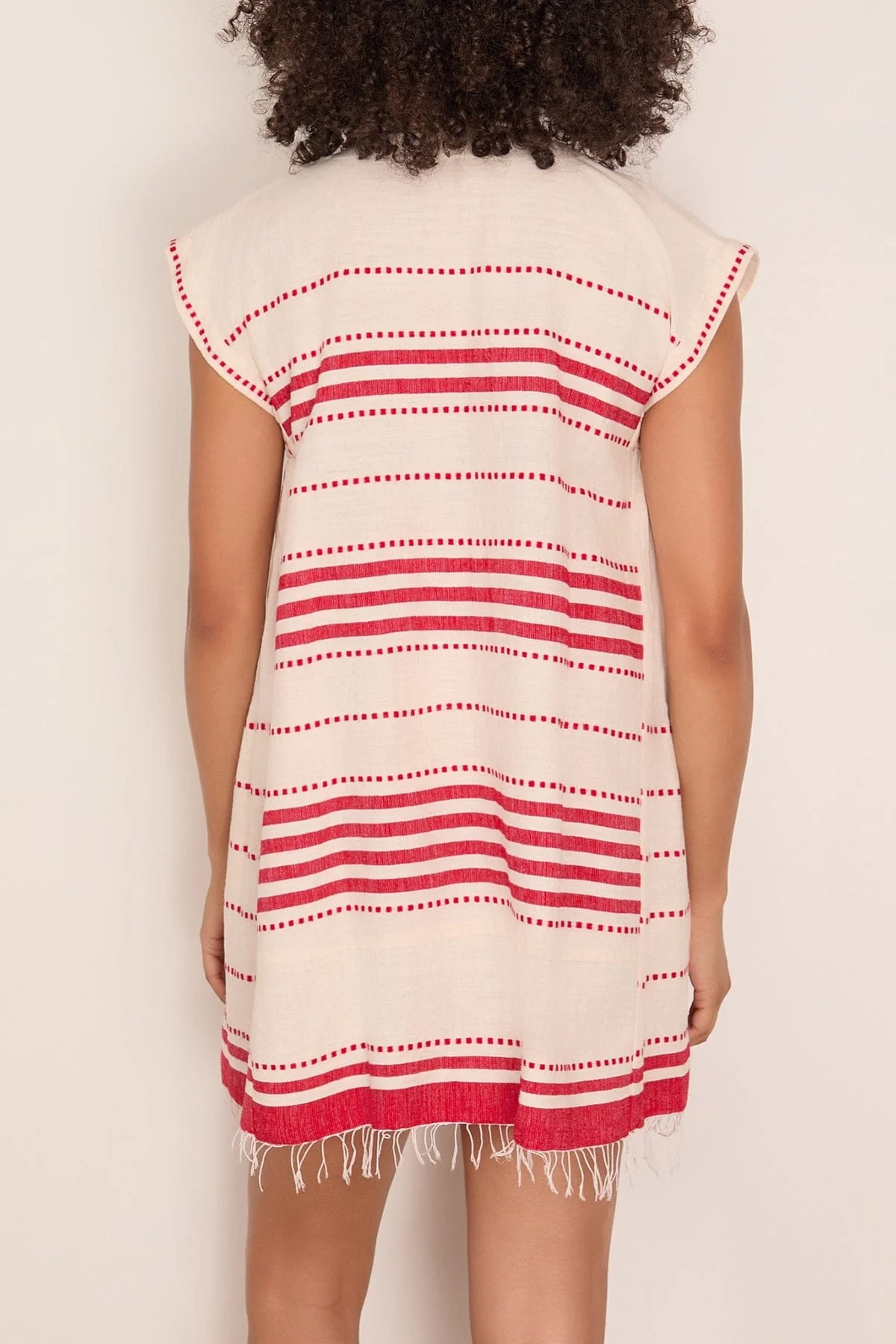 Elina Caftan in Eshe Red - Image 4