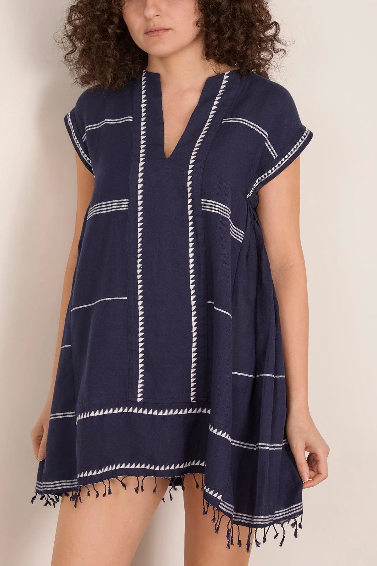 Elina Caftan in Nunu Navy - Image 3