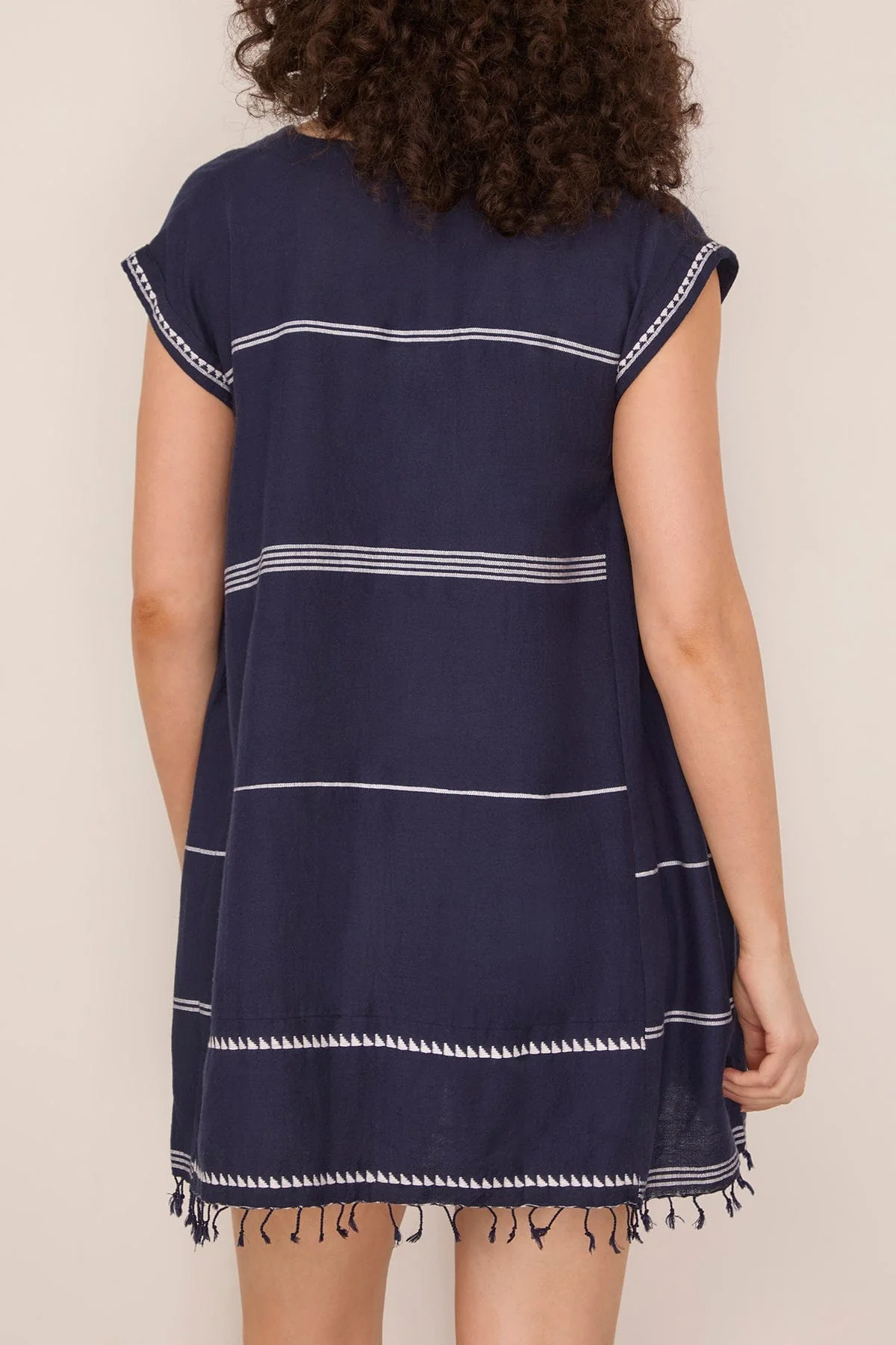 Elina Caftan in Nunu Navy - Image 4