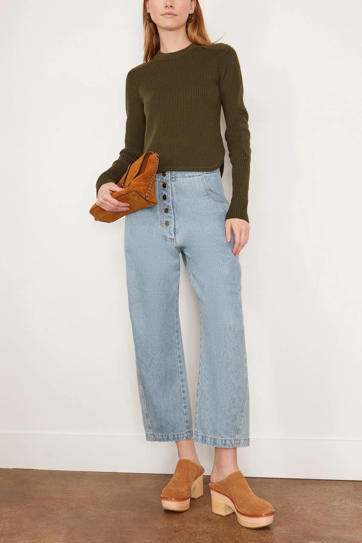 Elkin Denim Pant in Celeste - Image 2