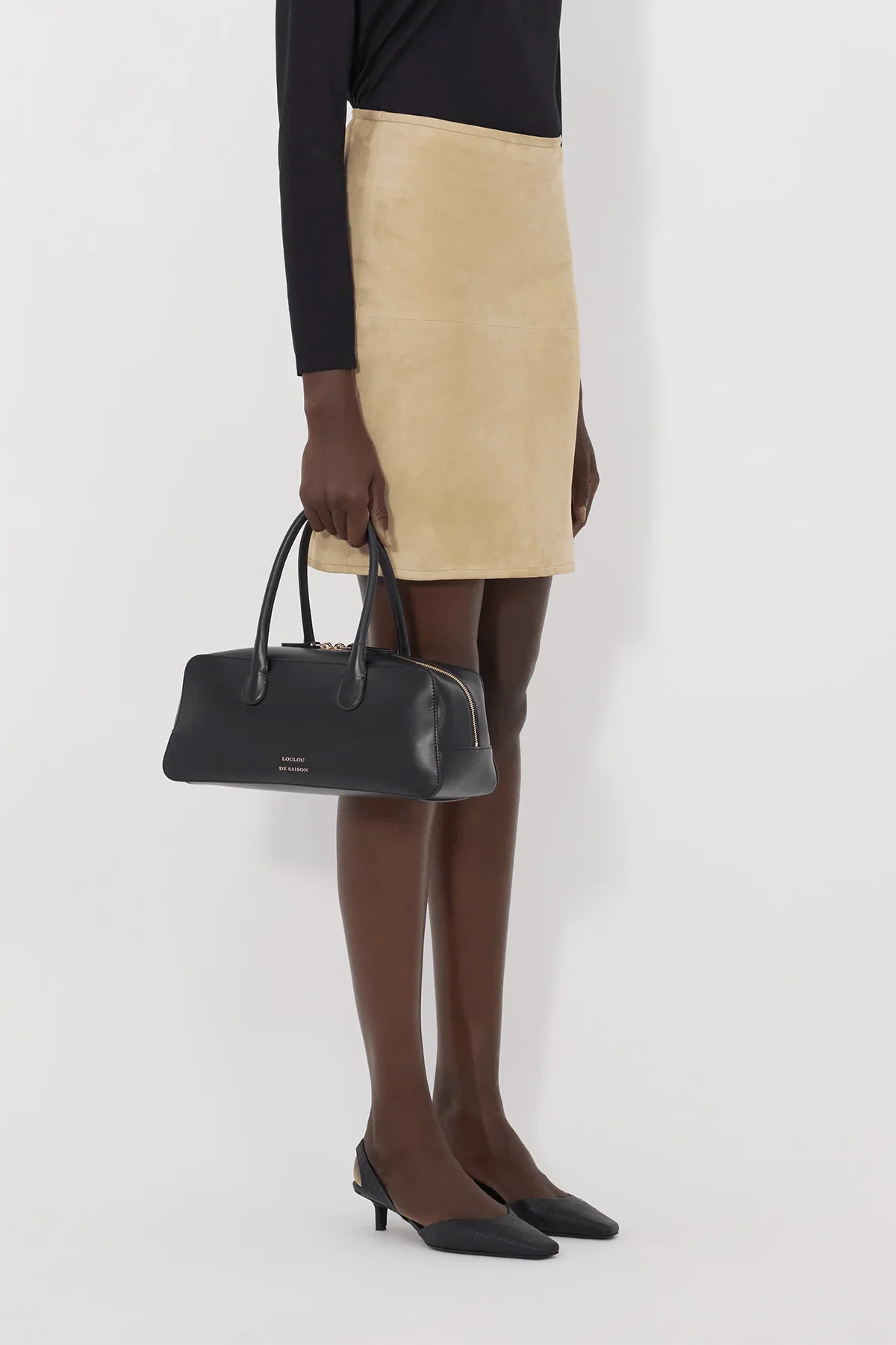 Engel Pencil Skirt in Beige - Image 3