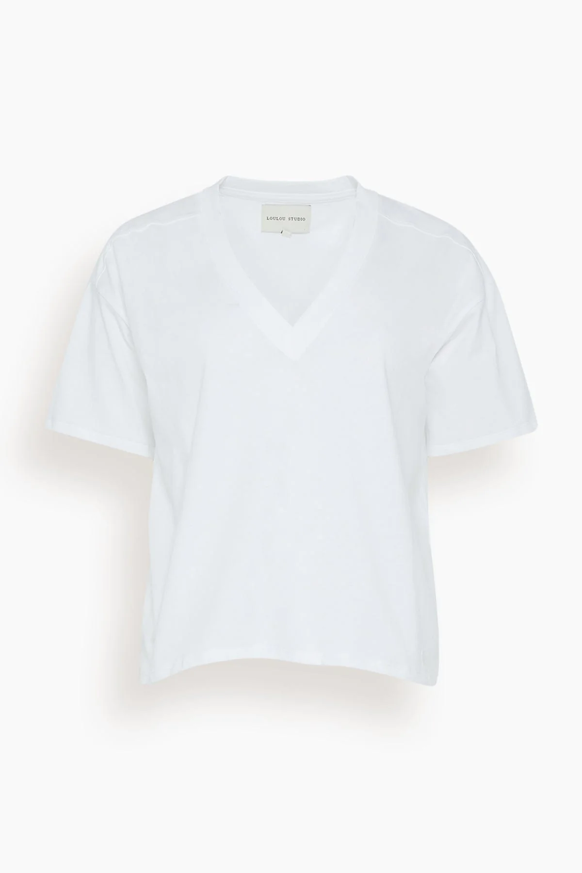 Faaa V-Neck T-Shirt in White