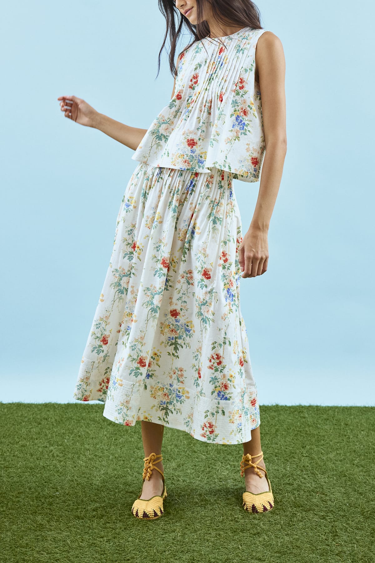 Fallon Skirt in Falling Blossom - Image 3