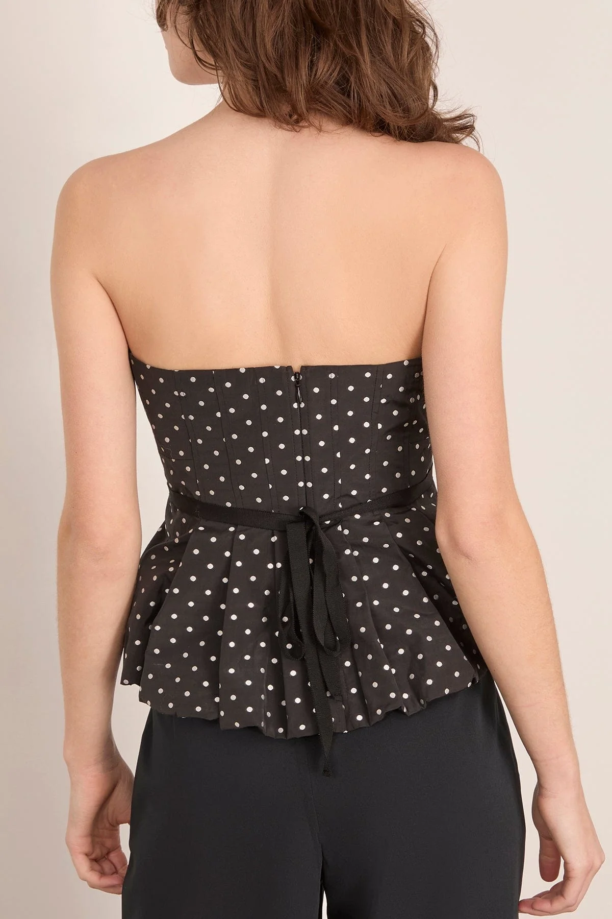 Farah Top in Black/Ivory Multi - Image 4