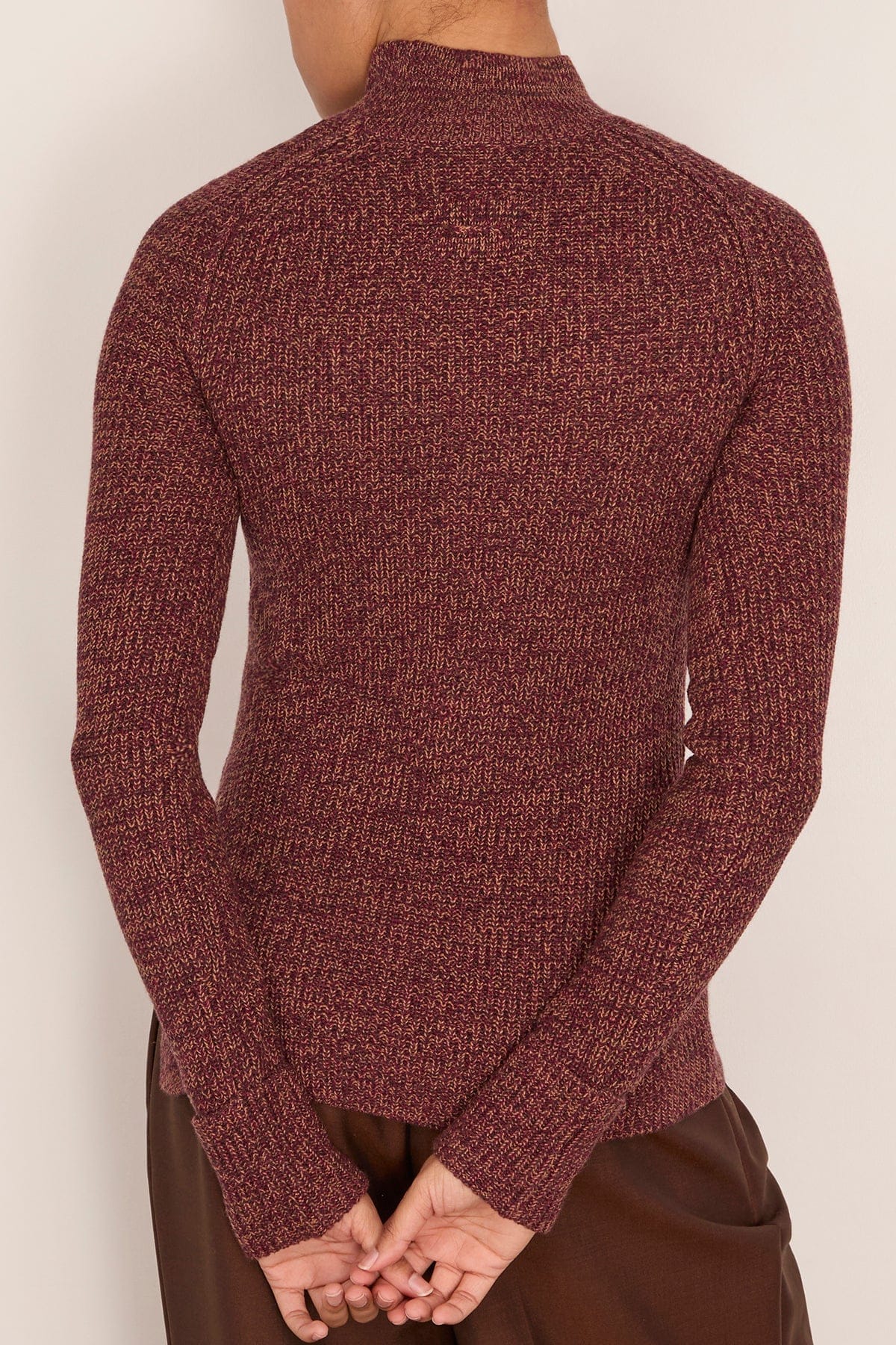 Farida Sweater in Aubergine - Image 4