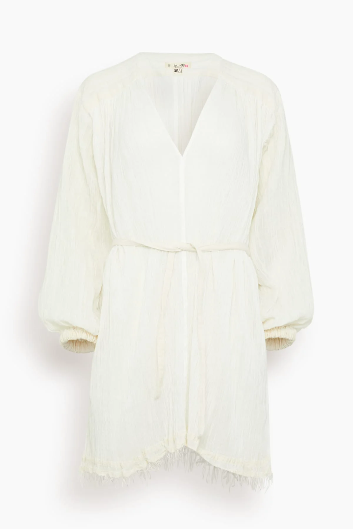 Fasika Long Sleeve Dress in Lacee Cream