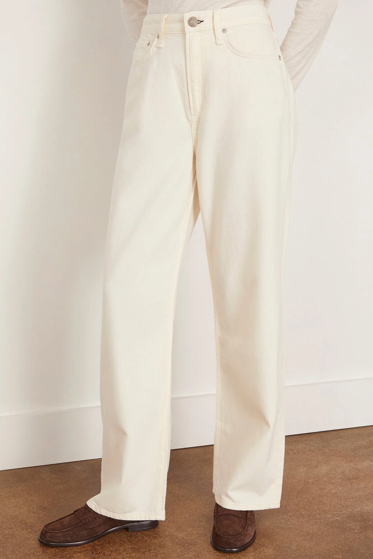Featherweight Logan Jean in Ecru - Image 3