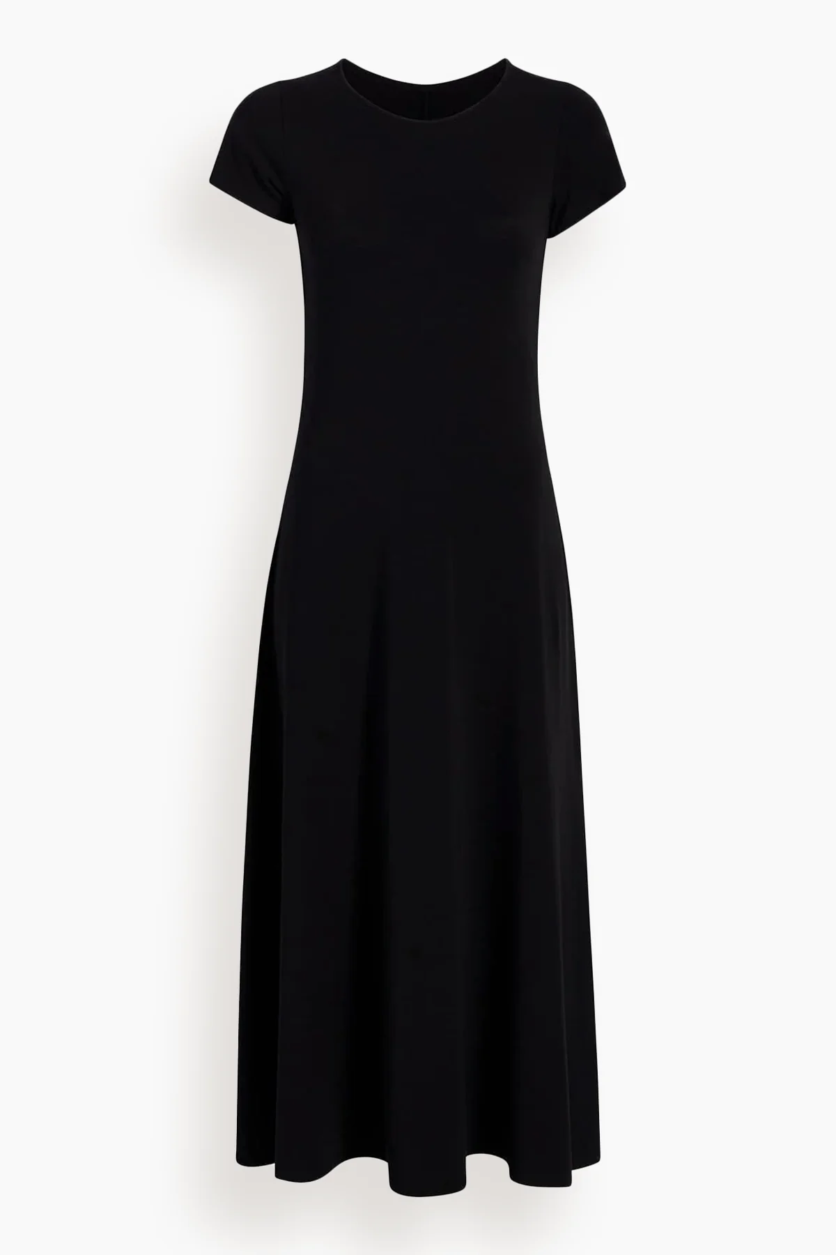 Fitted Tee Dress in Black