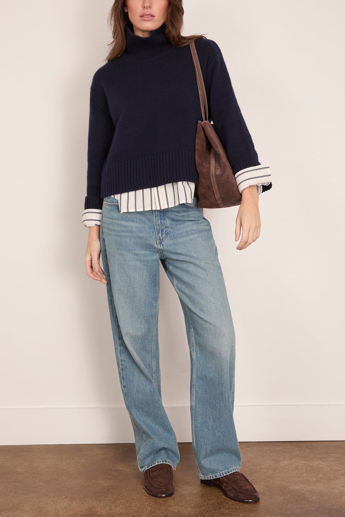 Fleur Sweater in Navy - Image 2