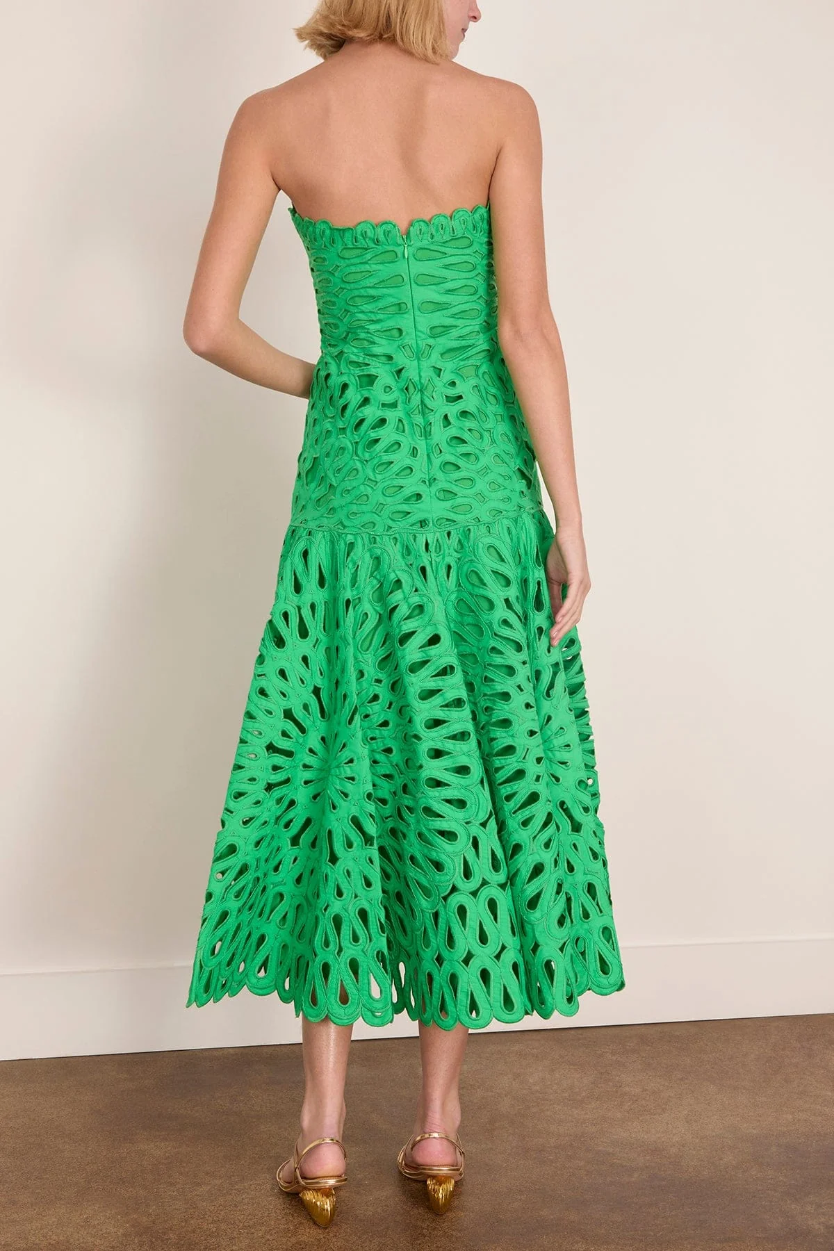 Florence Midi Dress in Parakeet - Image 4
