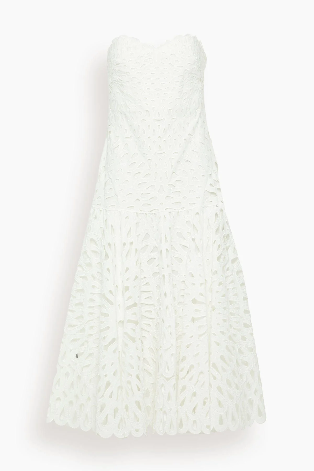 Florence Midi Dress in White