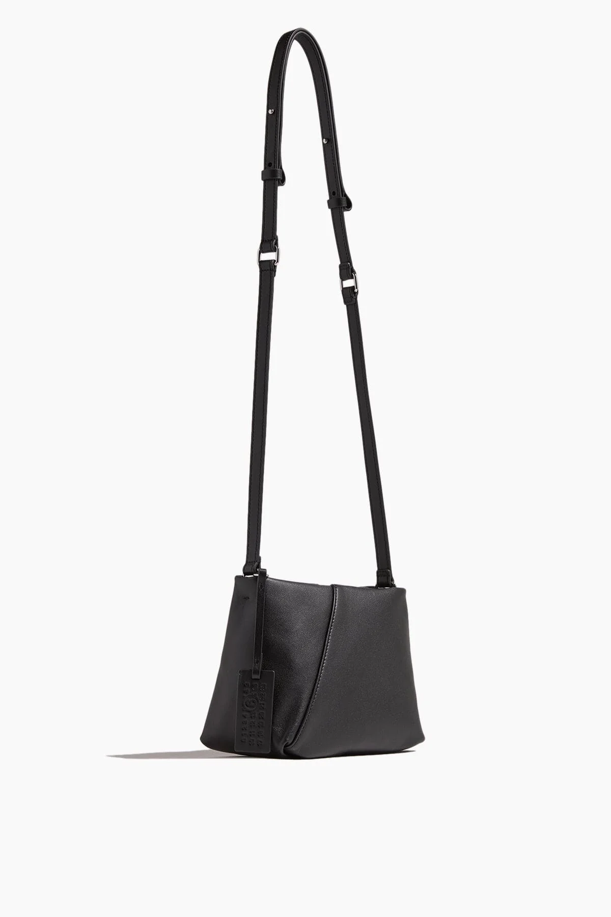 Folded Shoulder Bag in Black - Image 3