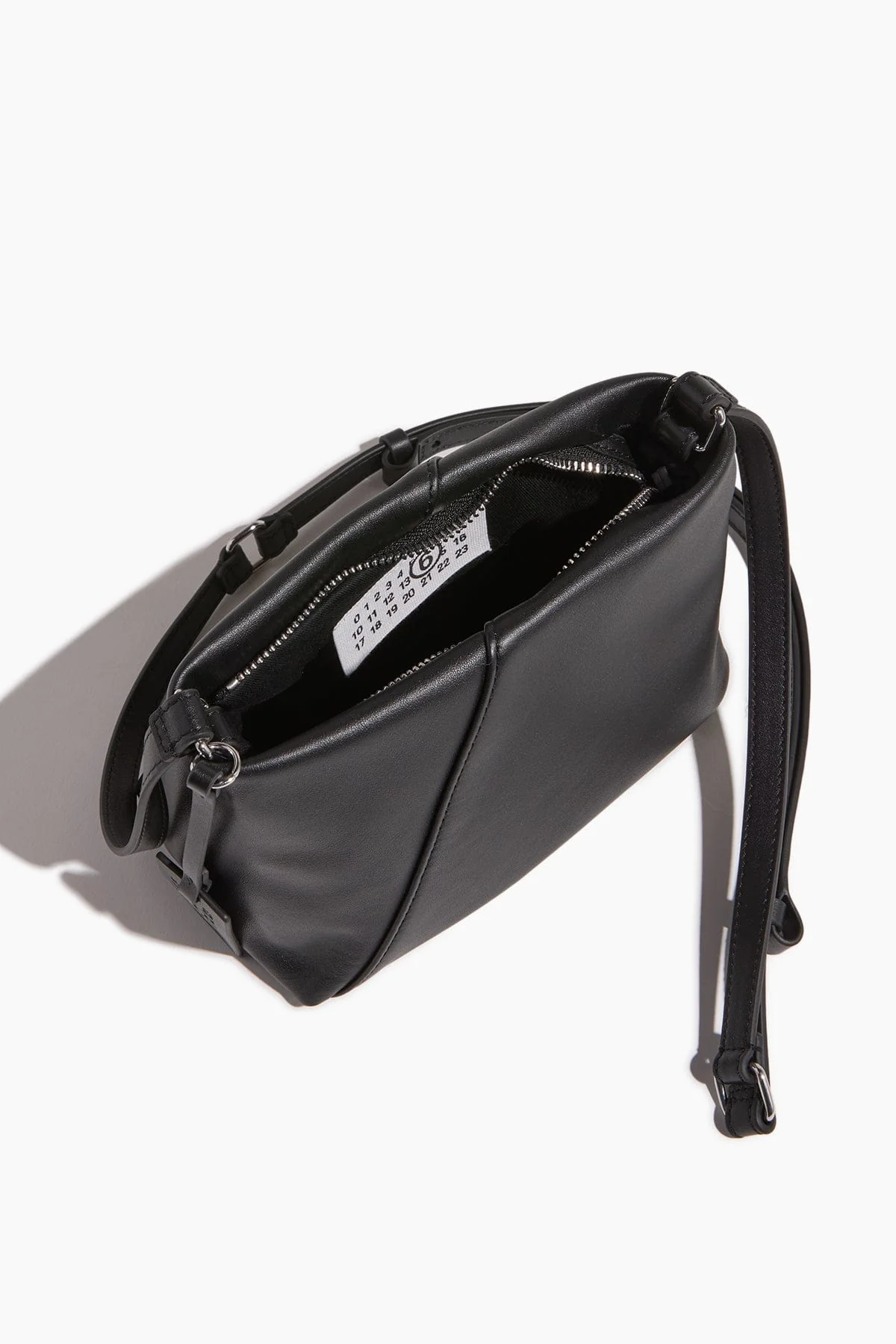 Folded Shoulder Bag in Black - Image 4