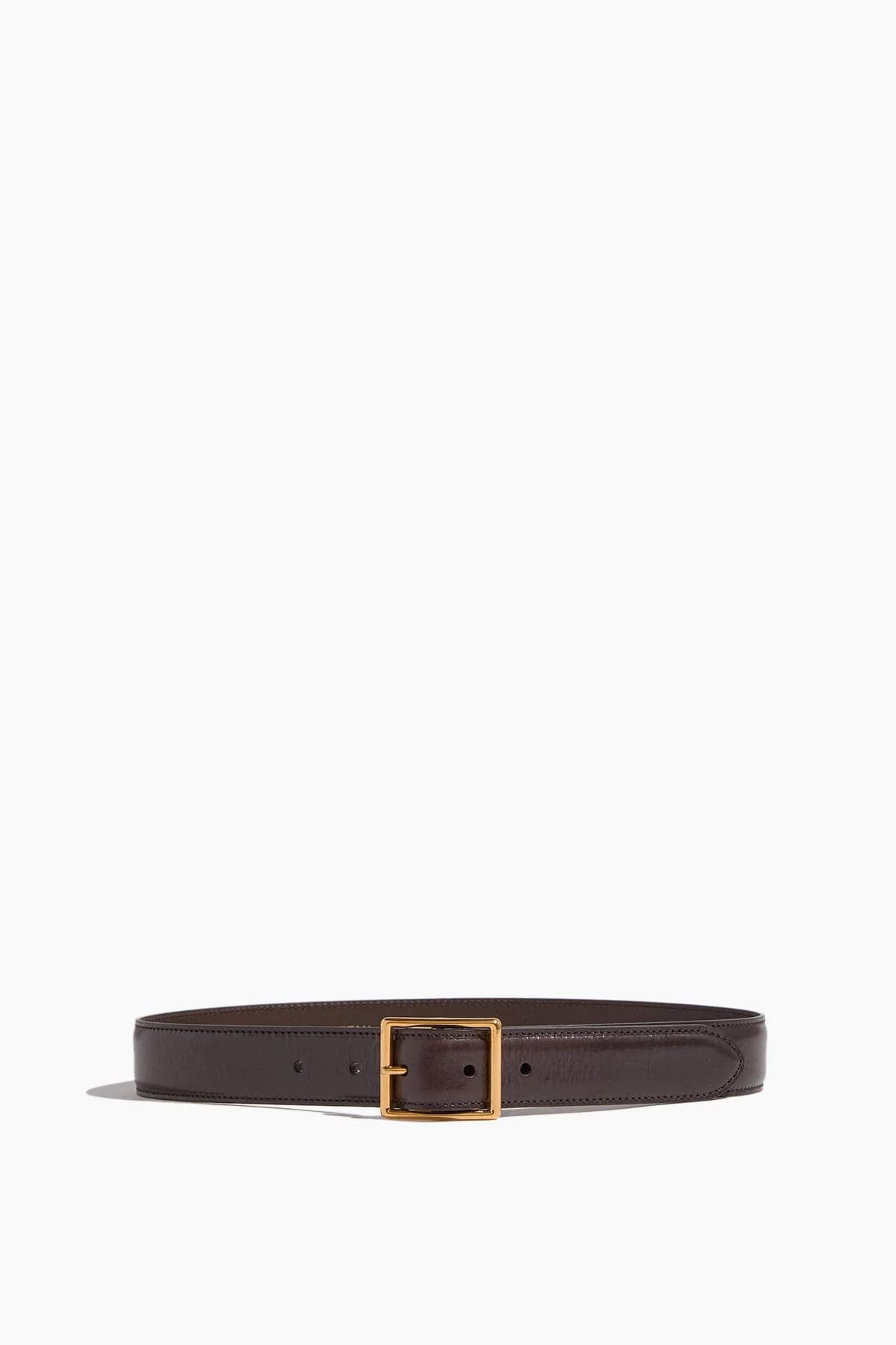 Gabriele Belt in Espresso with Antique Gold