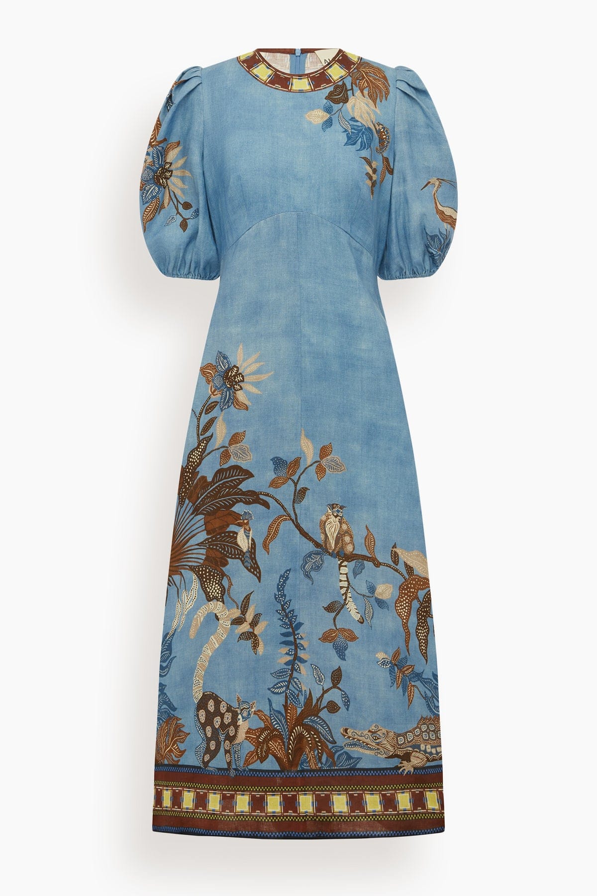 Georgie Midi Dress in Blue