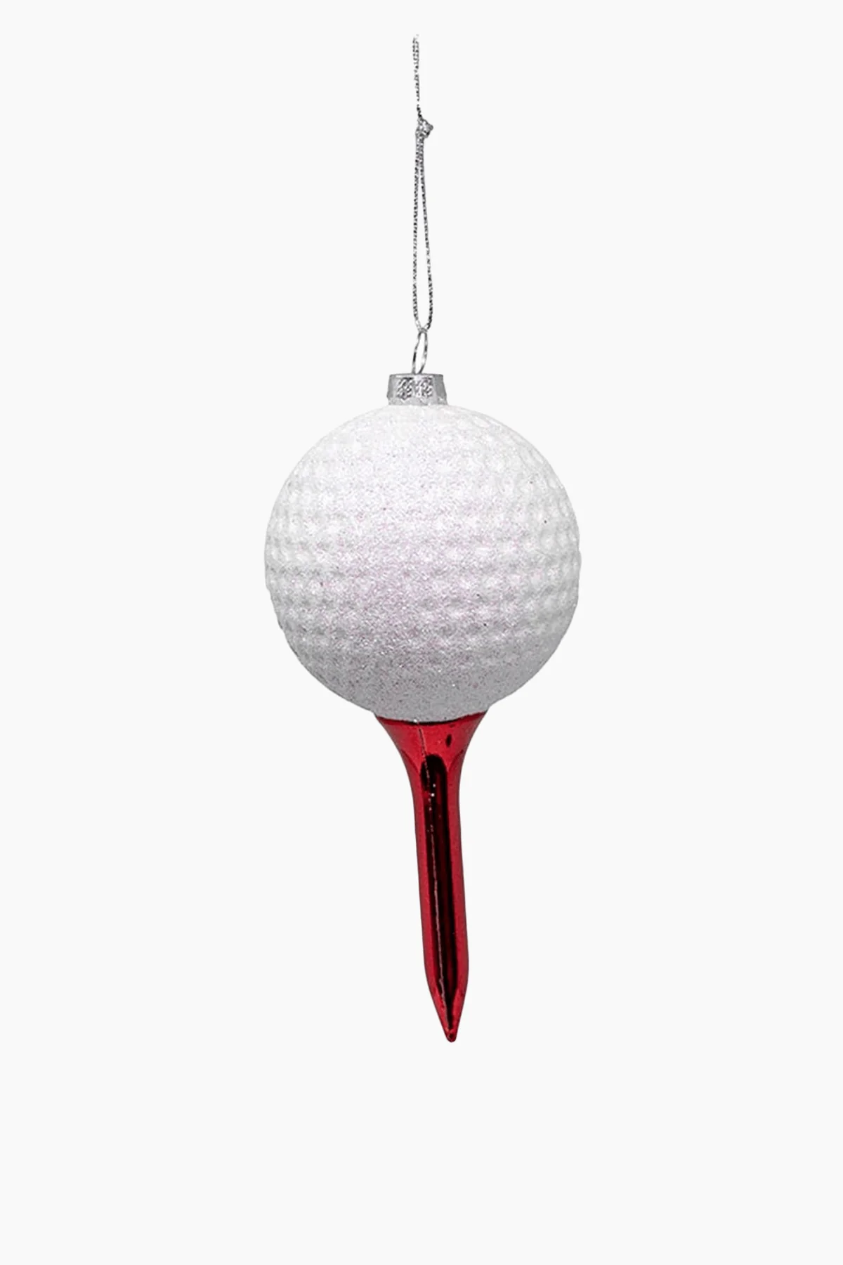 Golf Ball with Tee Ornament