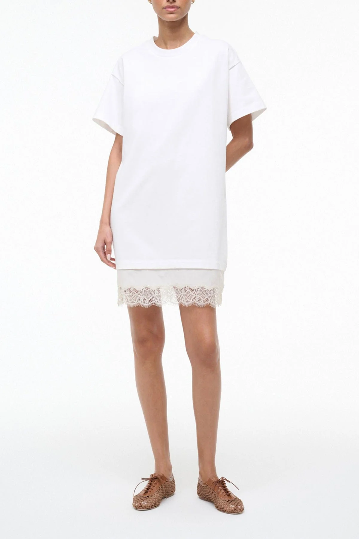 Grier Dress in Ivory - Image 2