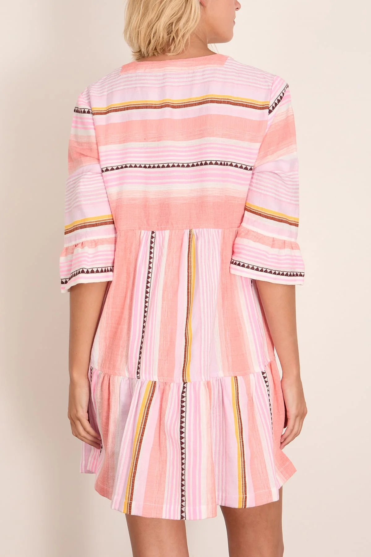 Hanna Flutter Dress in Kiremiti Pink - Image 4
