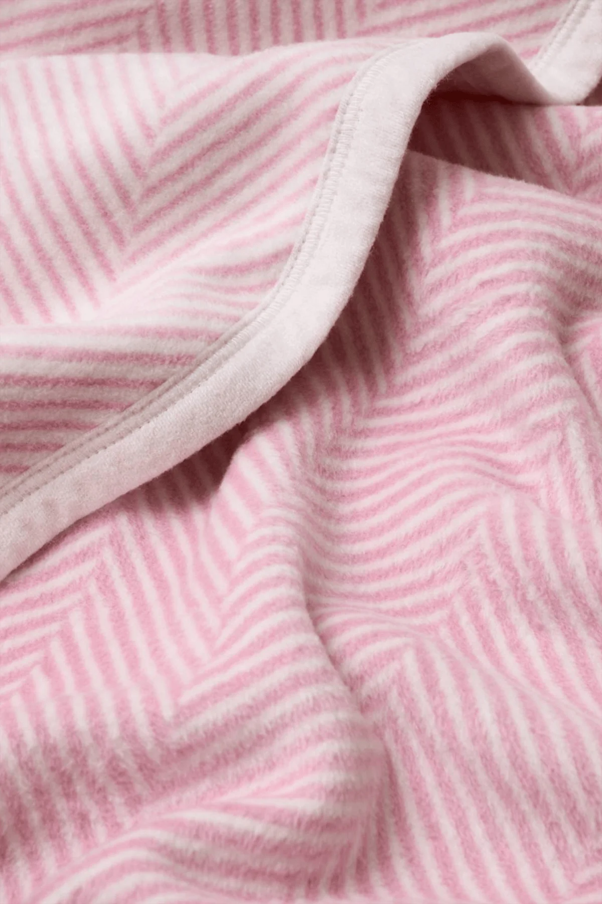 Harborview Herringbone Blanket in Blush - Image 2