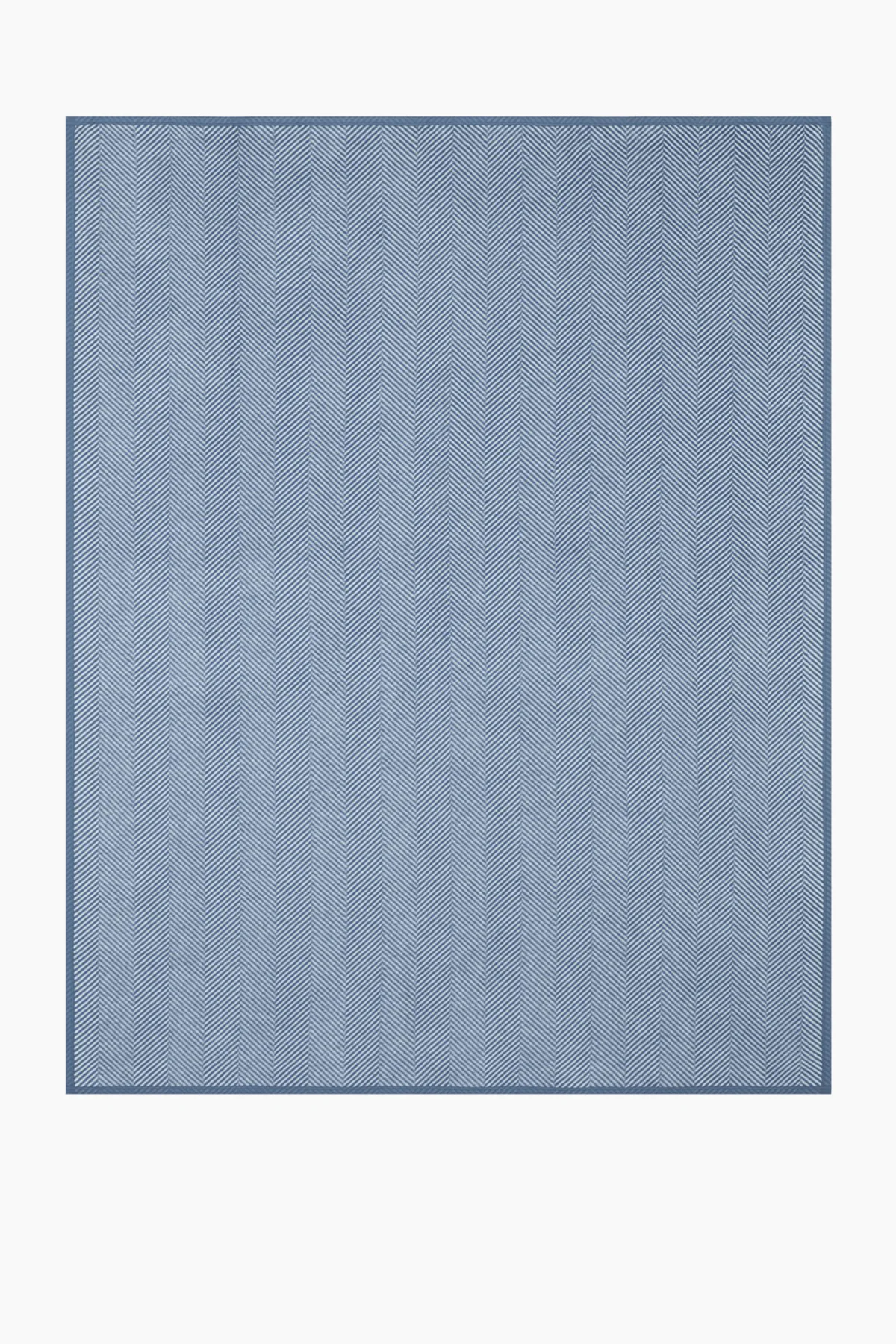 Harborview Herringbone Blanket in Cornflower - Image 2