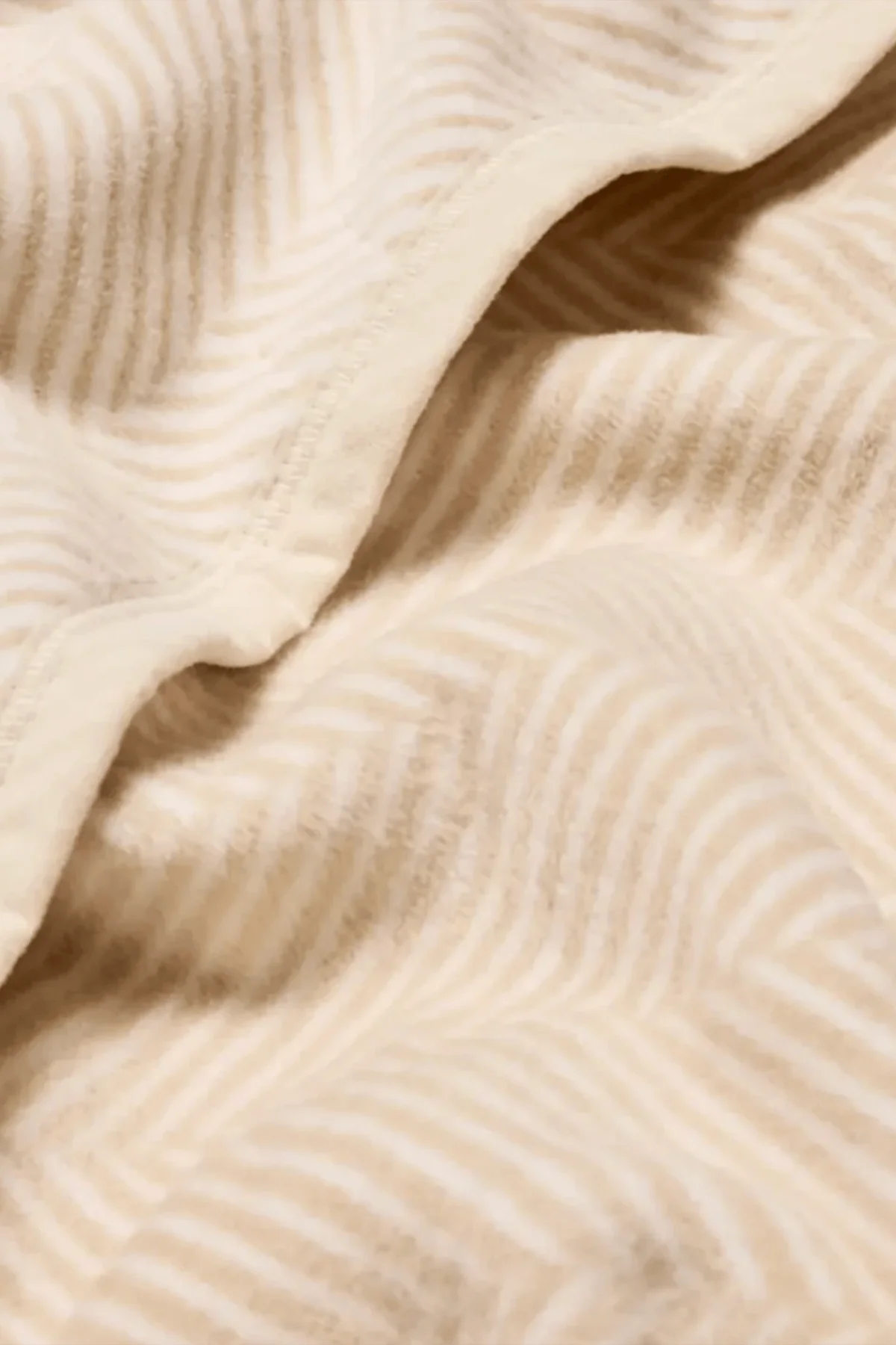 Harborview Herringbone Blanket in Cream - Image 2
