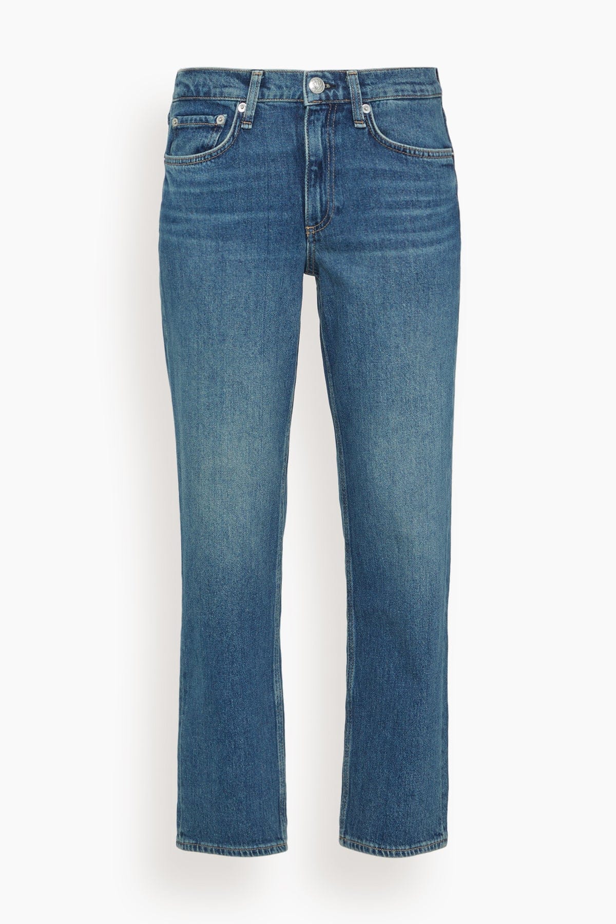 Harlow Low Rise Ankle Straight Jean in Easton