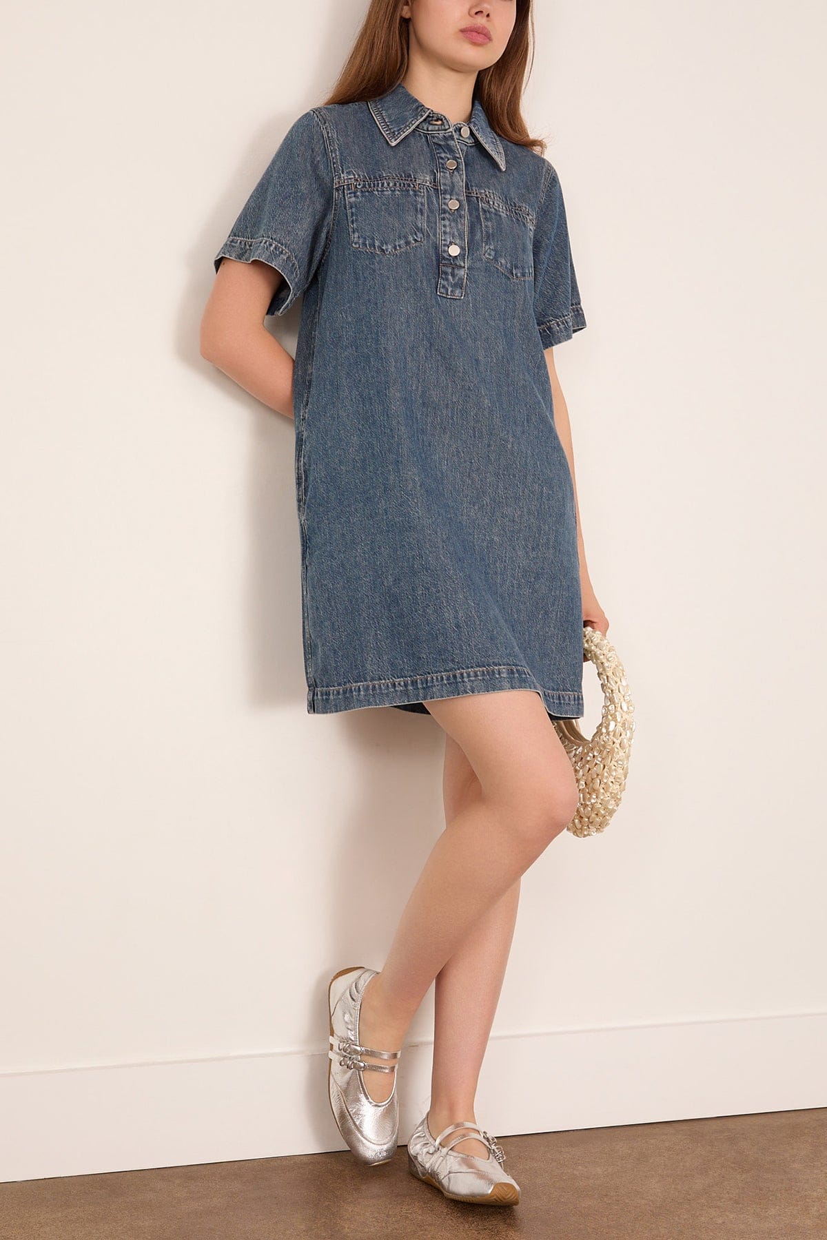 Hayley Mini Dress in Delcan - Image 2