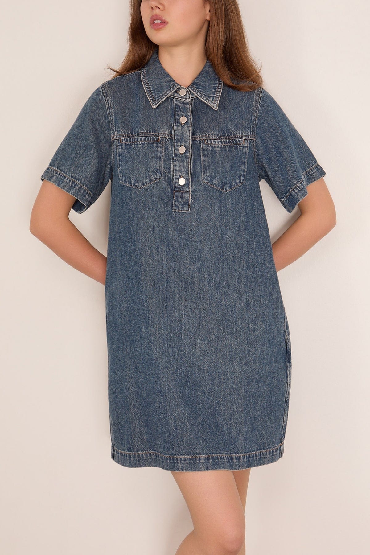 Hayley Mini Dress in Delcan - Image 3