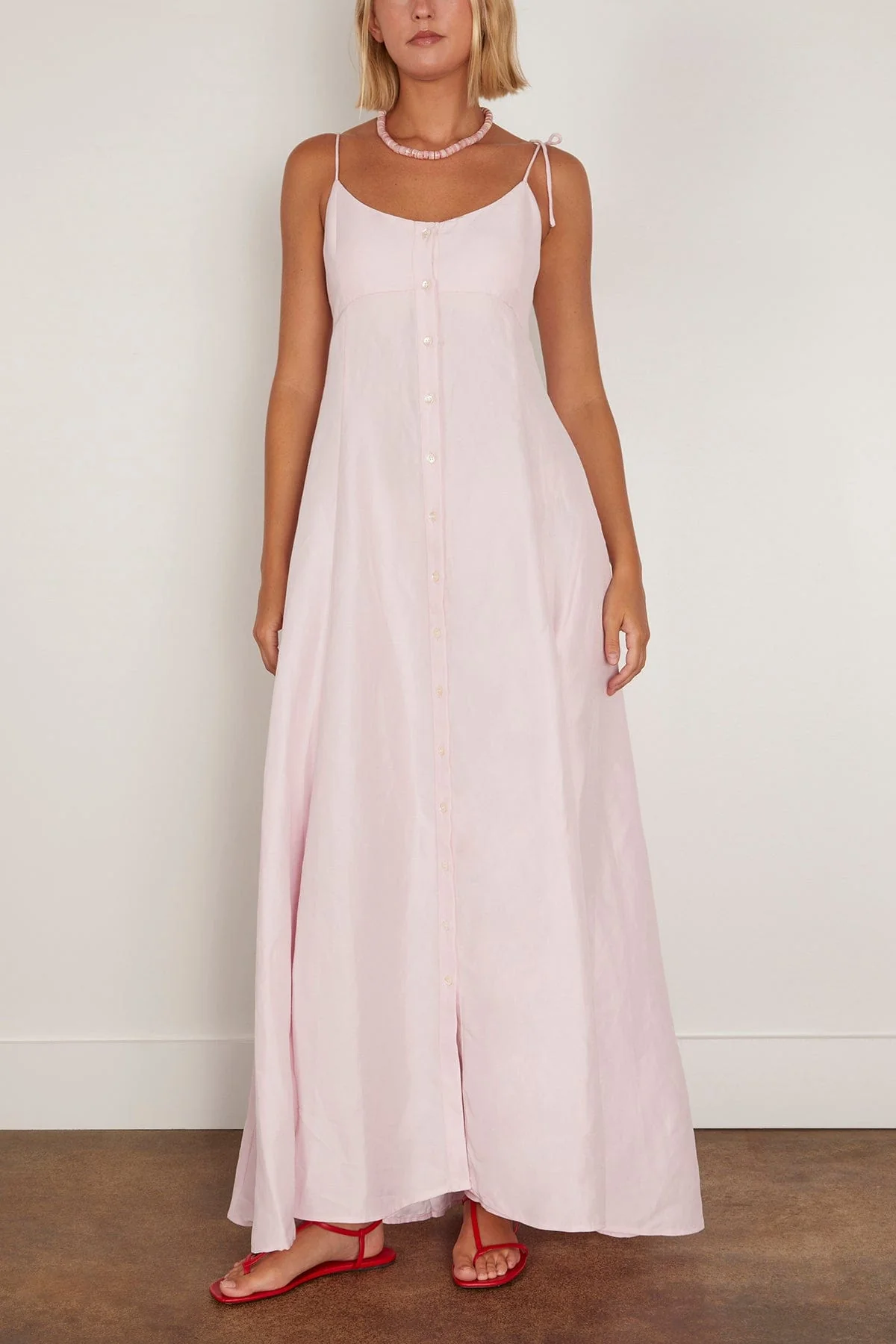 High Garden Maxi Dress in Blush - Image 3
