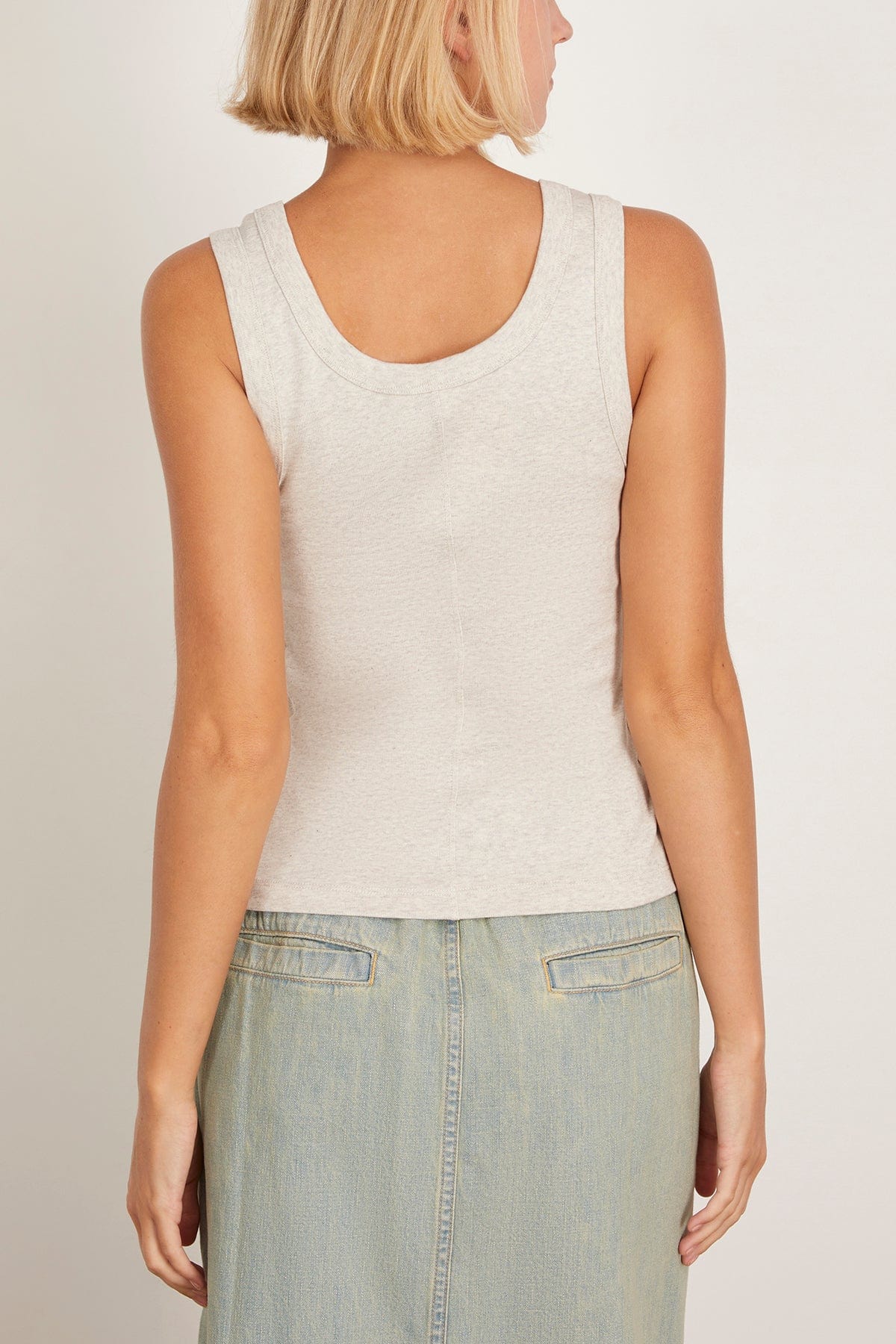Hillie Tank in Heather Grey - Image 4