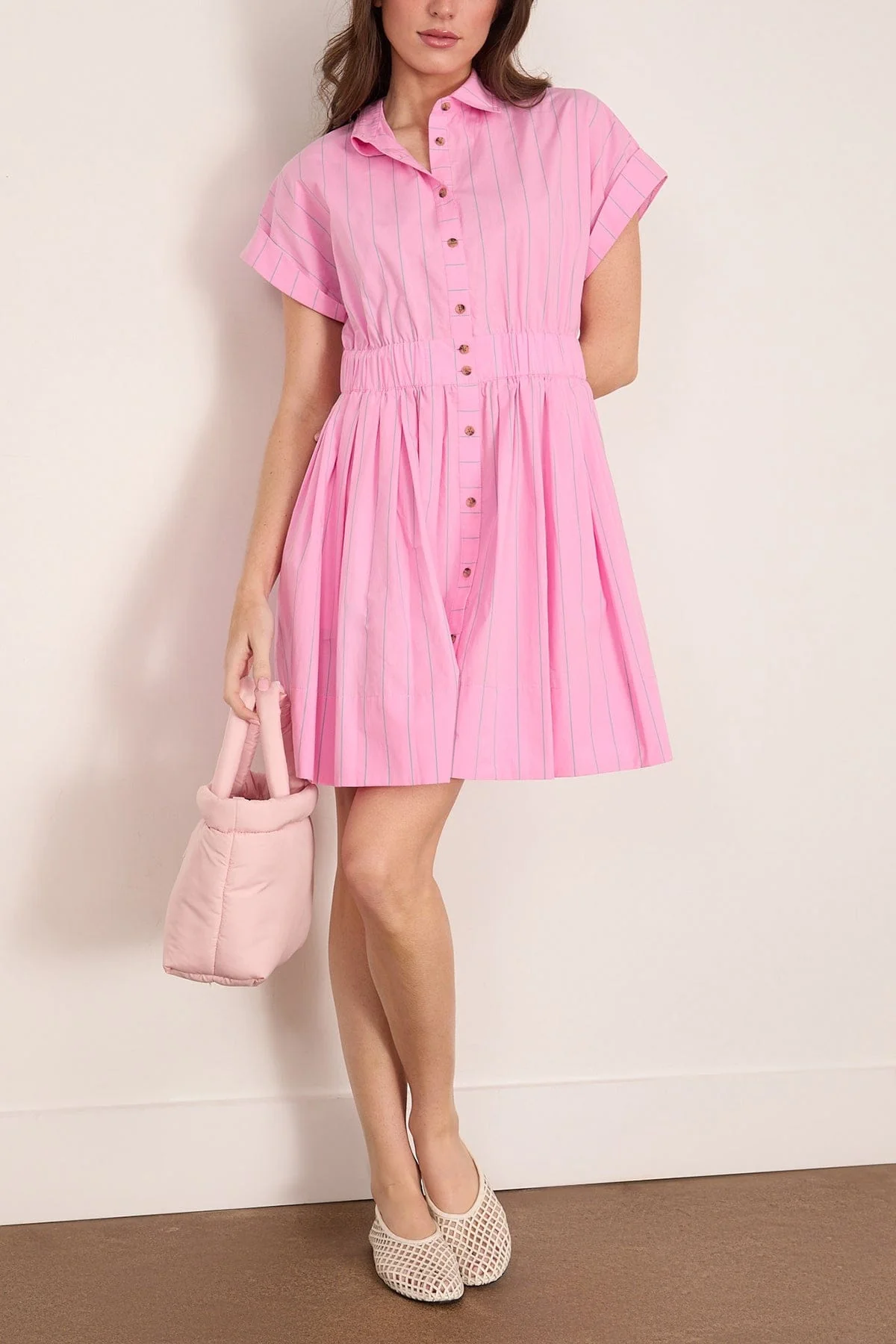 Howard Dress in Watermelon Stripe - Image 2