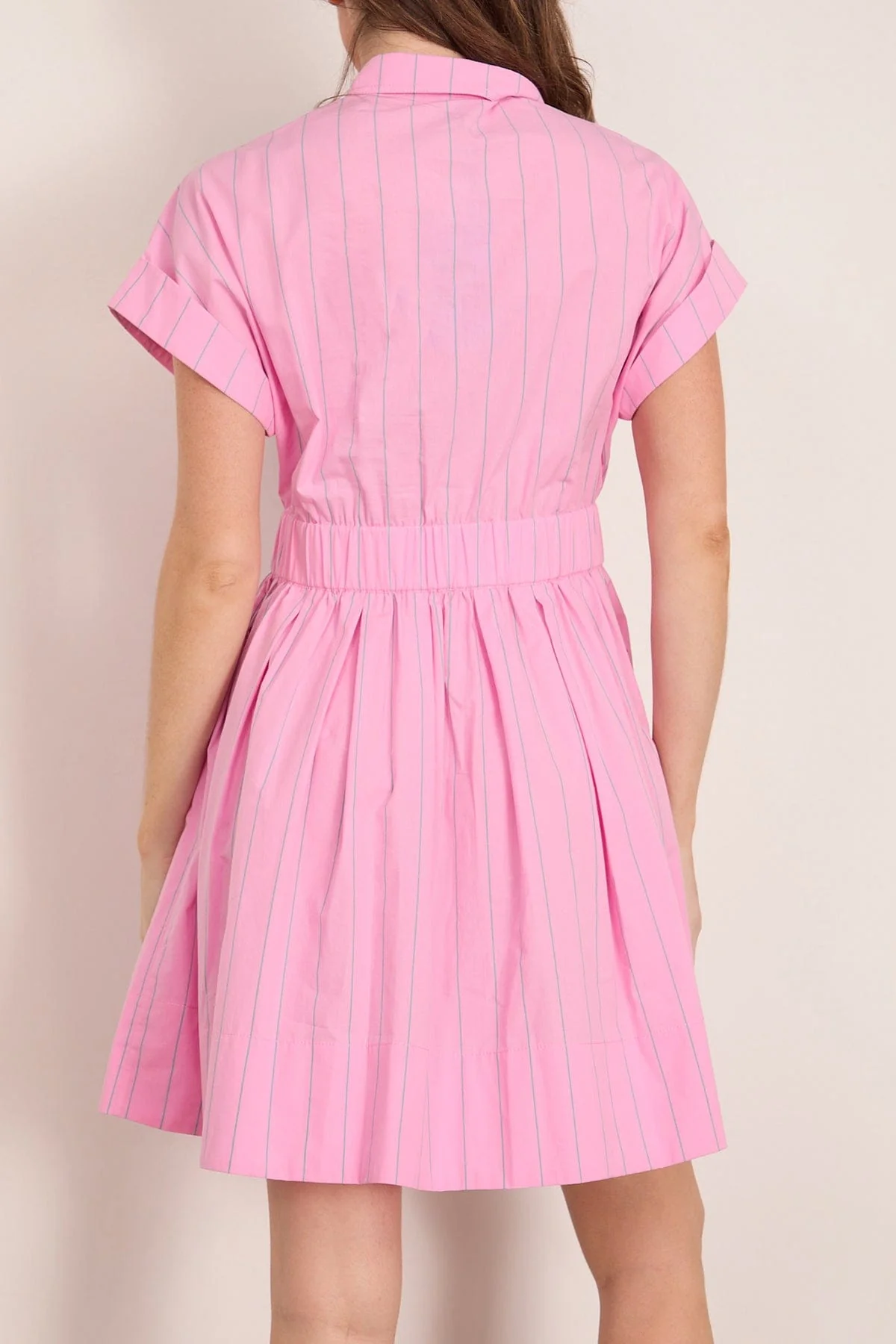 Howard Dress in Watermelon Stripe - Image 4