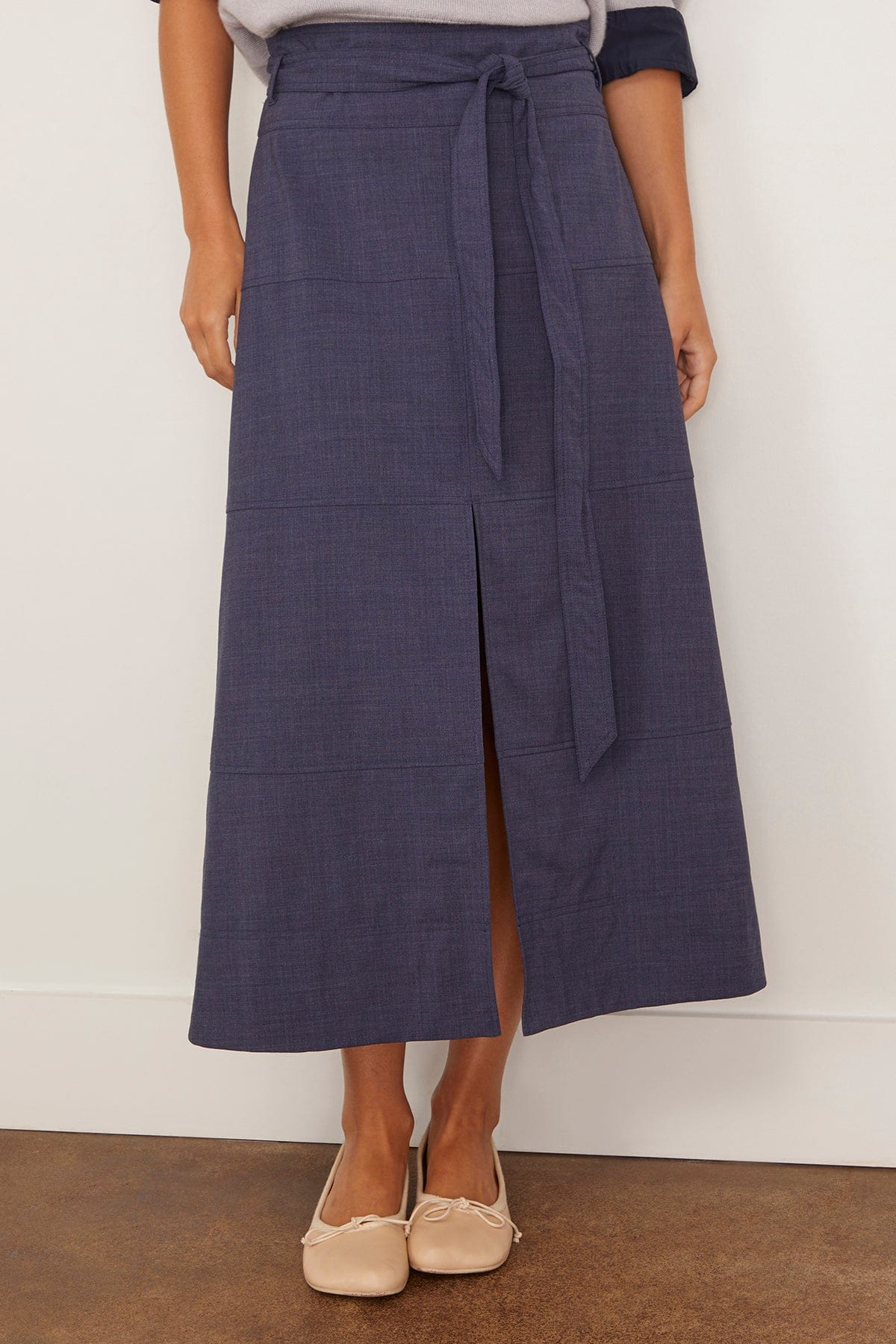Hudson Skirt in Dark Chambray - Image 3