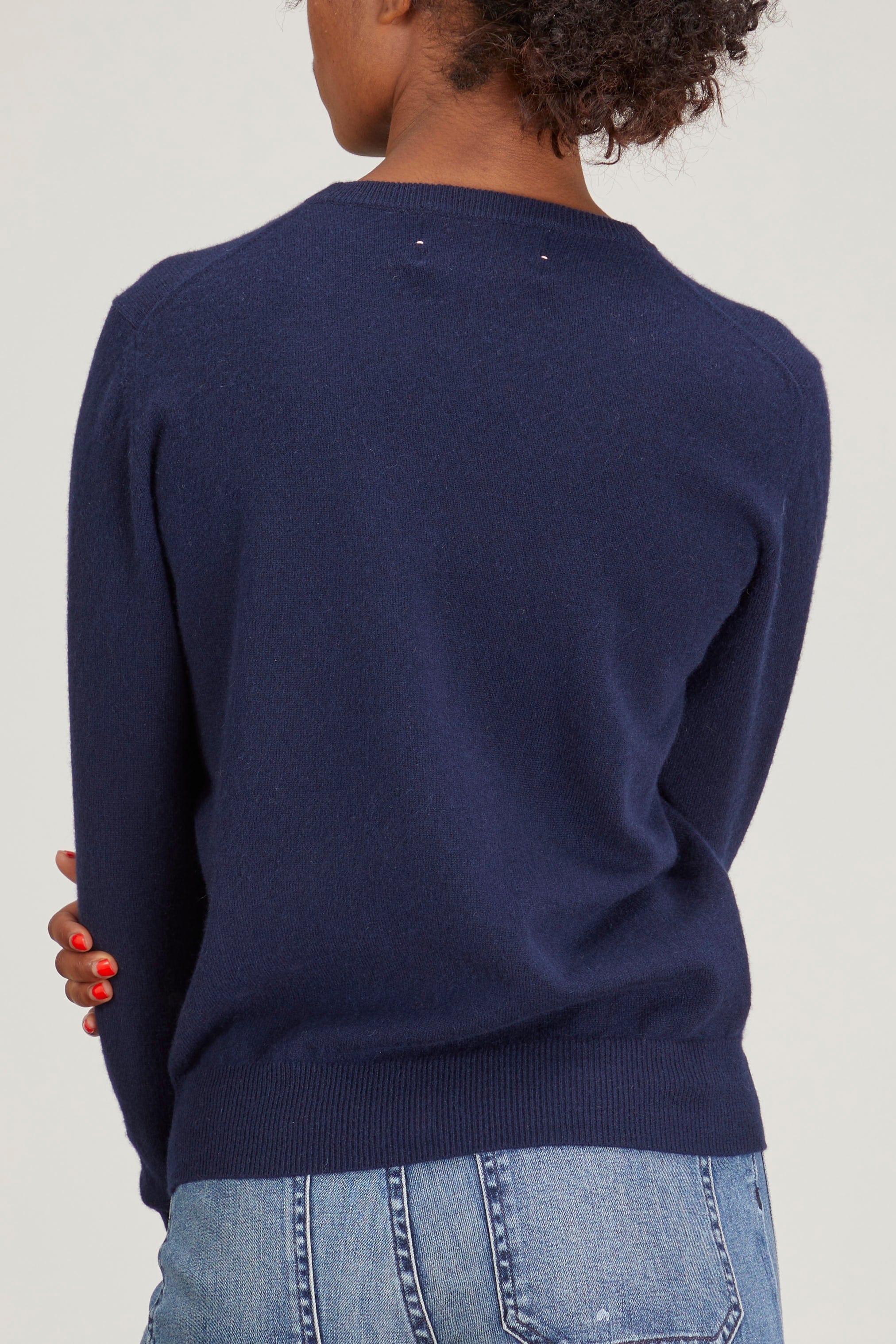 Humble. Hungry. Smart. Crewneck in Navy - Image 4