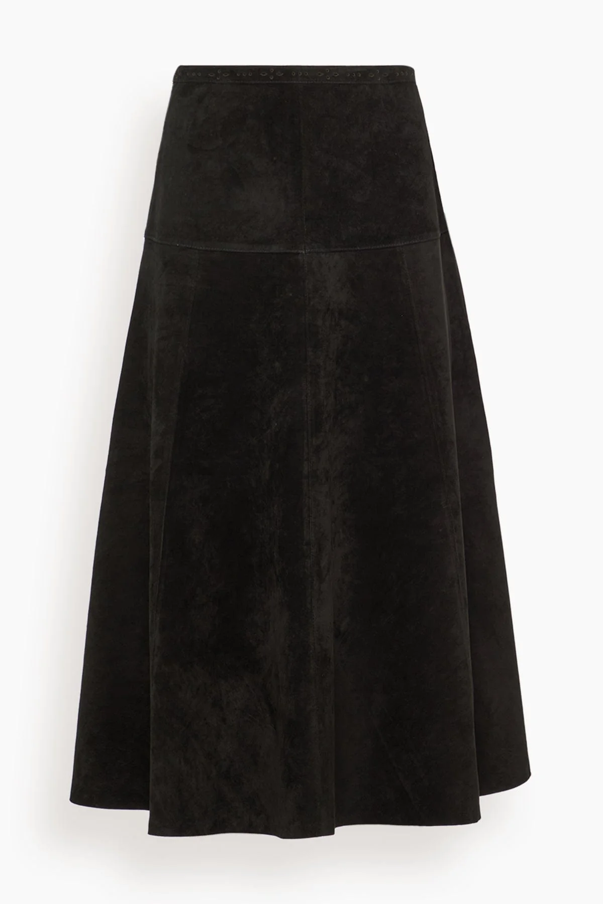 Ida Skirt in Noir Suede