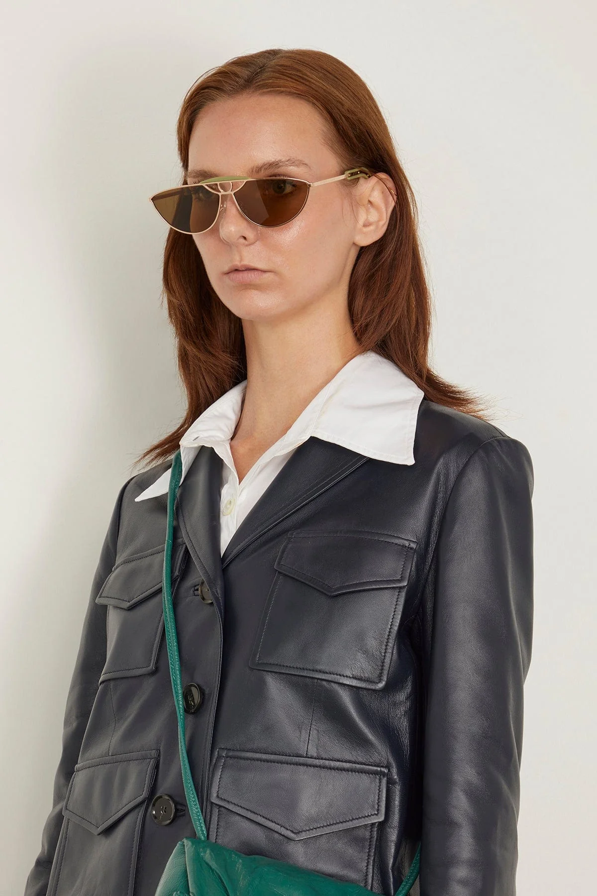 Inez and Vinoodh Eye Sunglasses in Green - Image 2