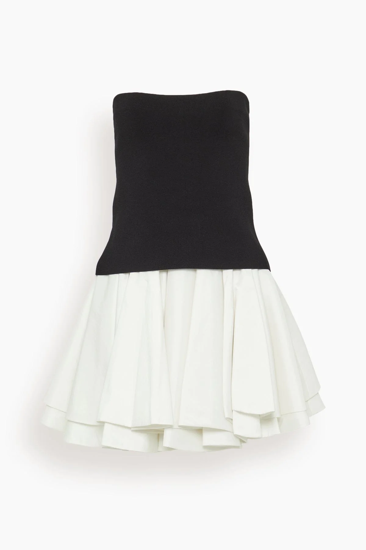 Isabelle Strapless Mini Dress in Black Multi