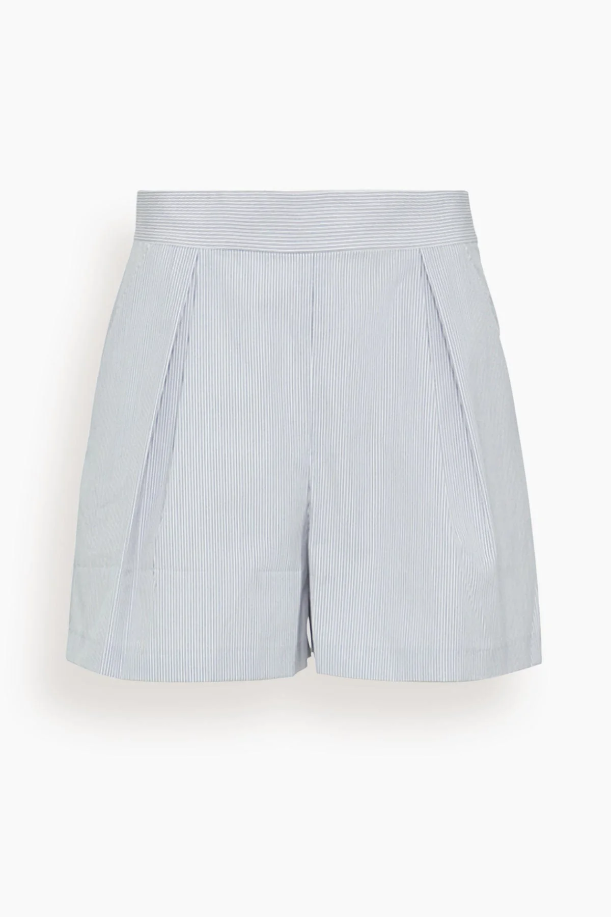 Ivy Short in Navy Pinstripe
