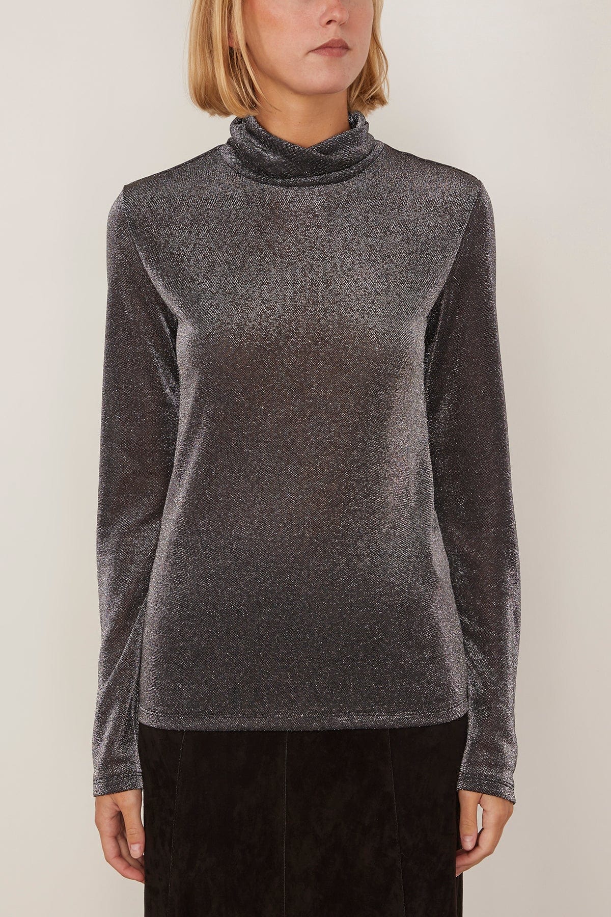 Jadia Top in Gunmetal - Image 3