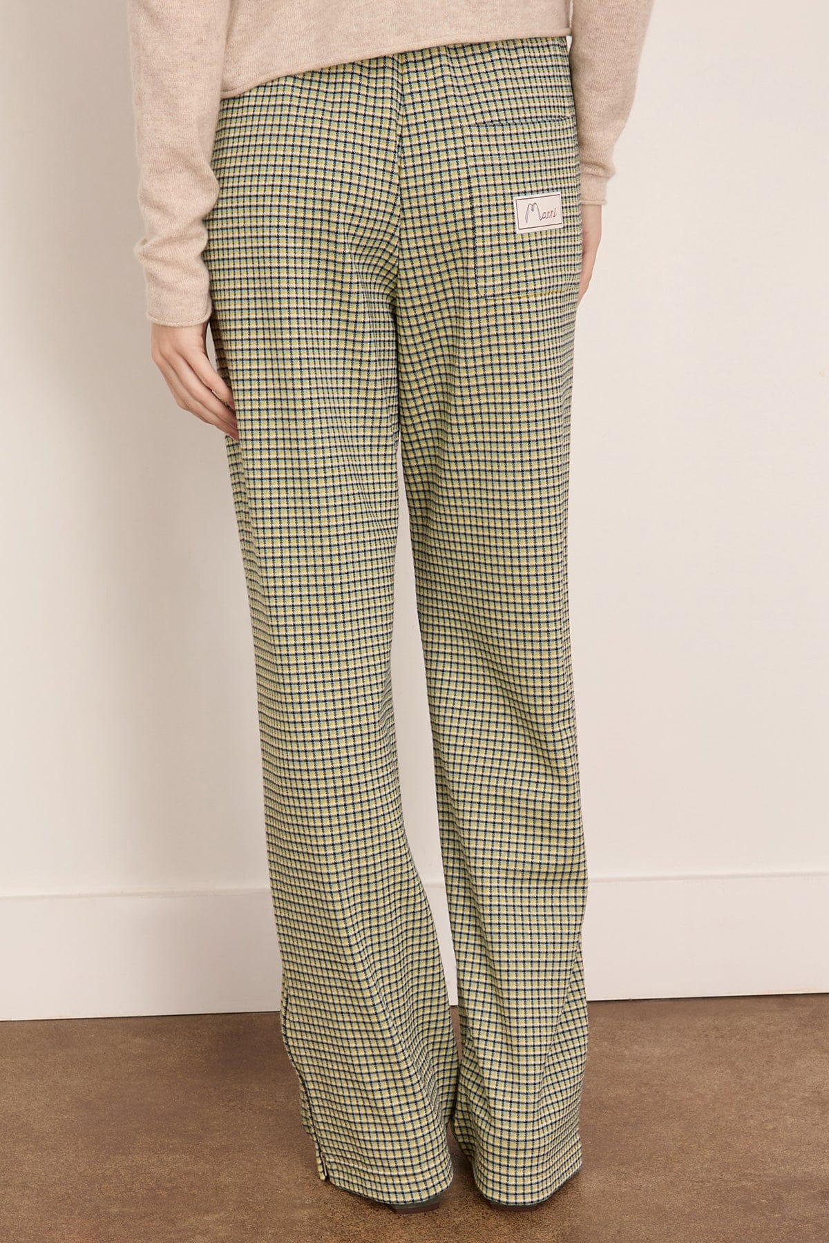 Jaquard Pants in Vanilla - Image 4