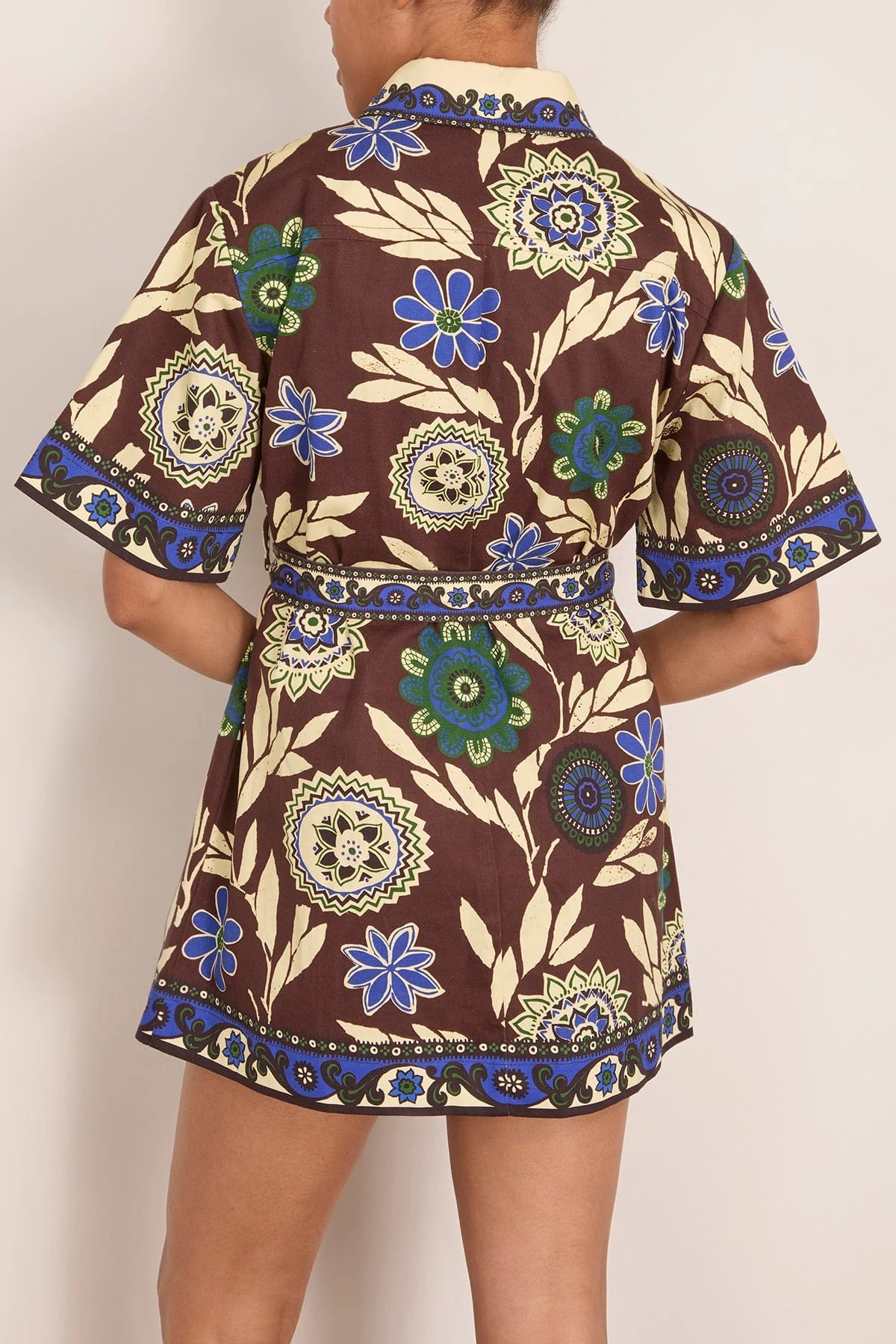 Jasper Mini Dress in Chocolate - Image 4