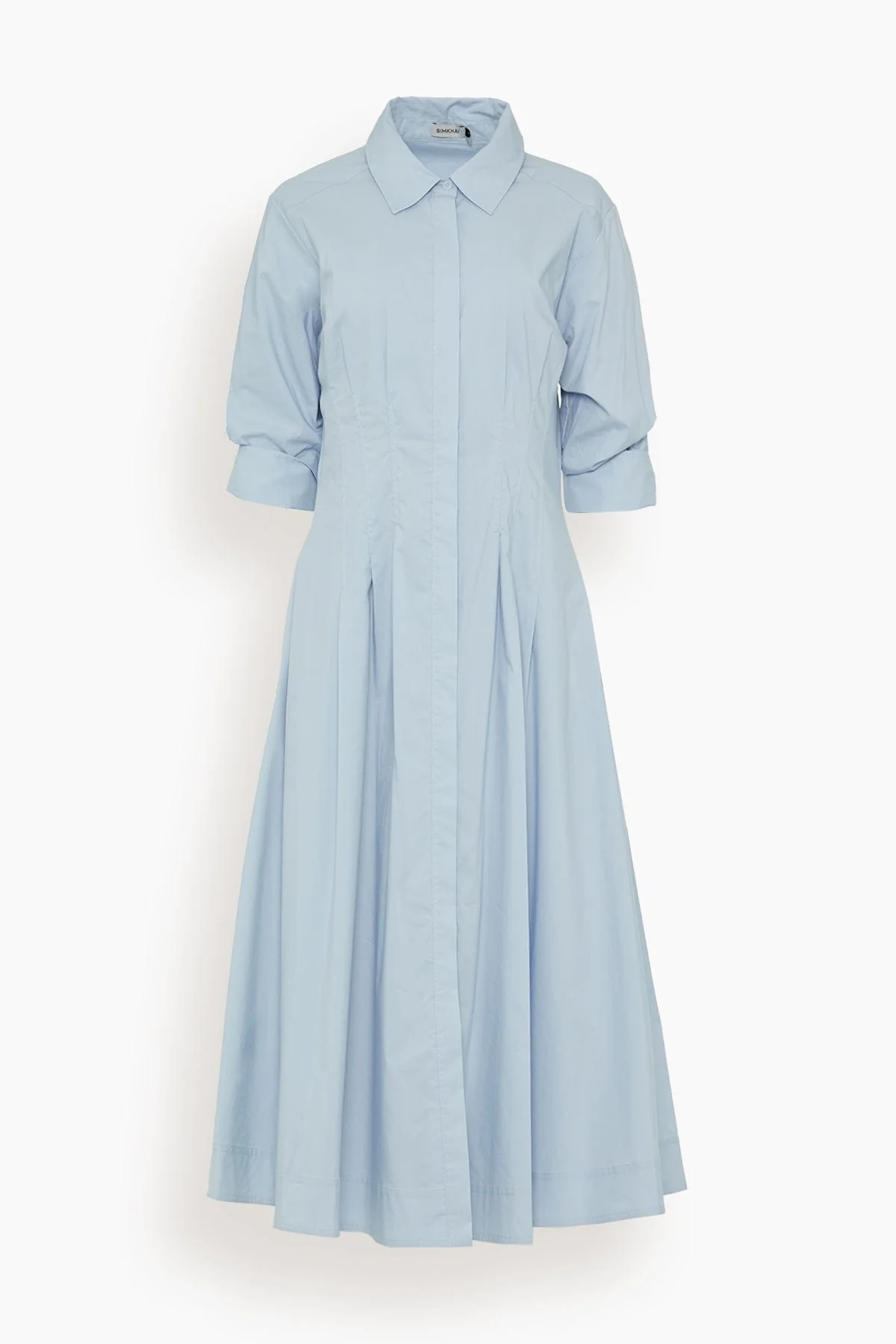 Jazz Pintuck Midi Dress in Periwinkle Sky (TS)