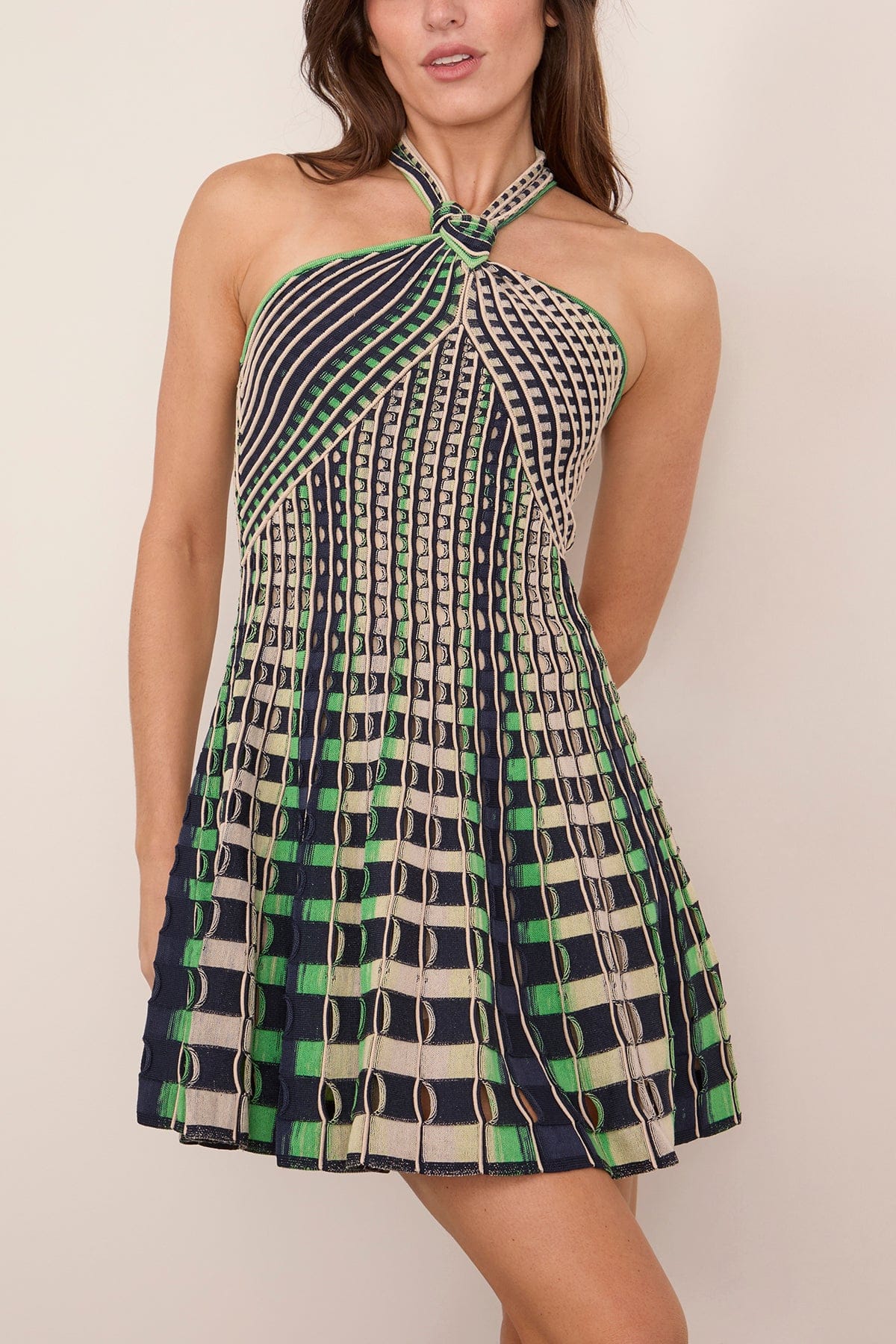 Jenna Mini Dress in Midnight Multi - Image 3