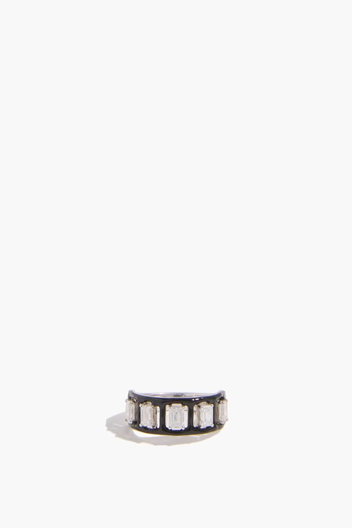Jubilee 5 Stone Ring in 18k White Gold